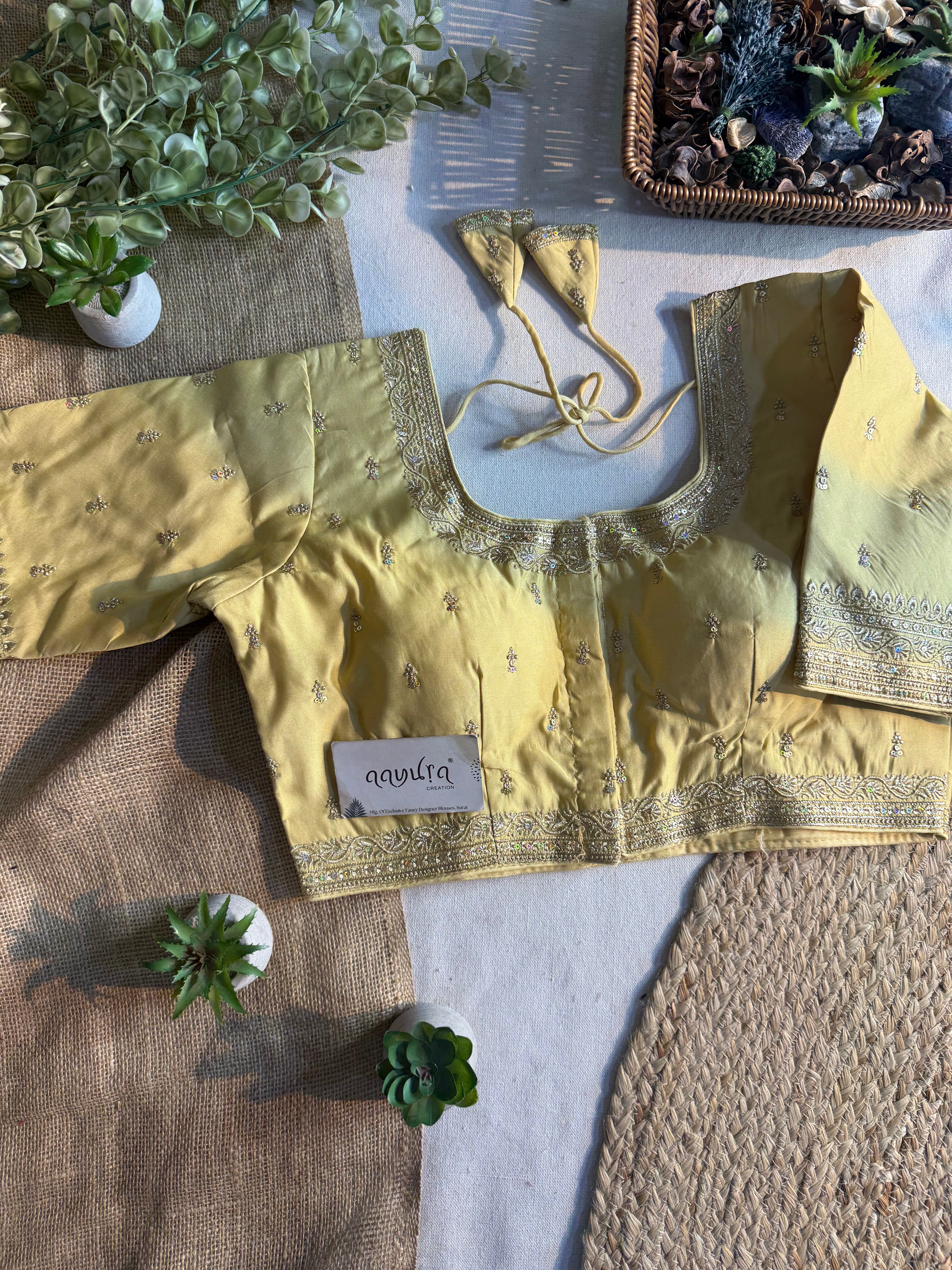 Mystique Embroidery Work Blouse