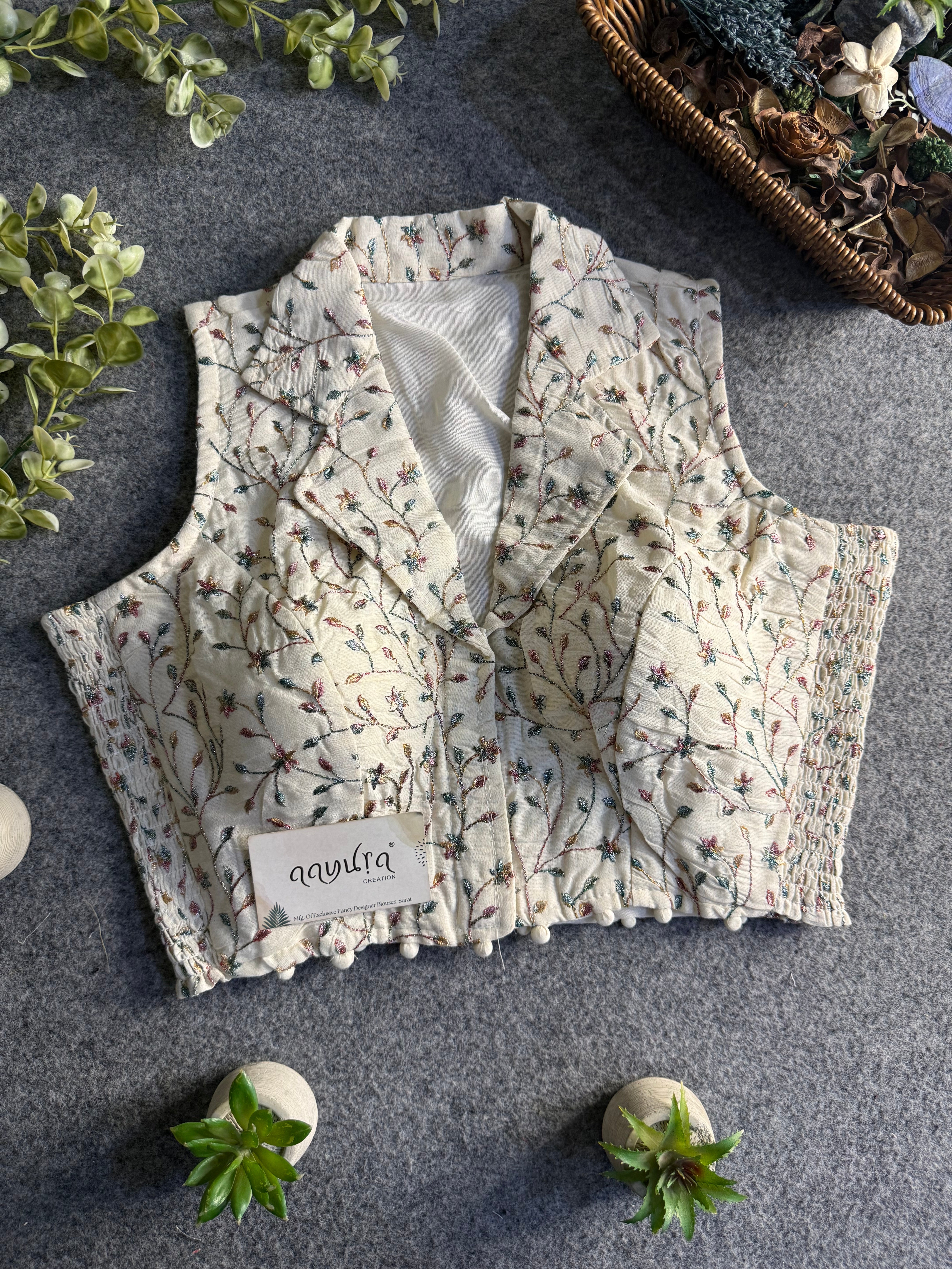 FlexiFit Cotton Designer Blouse