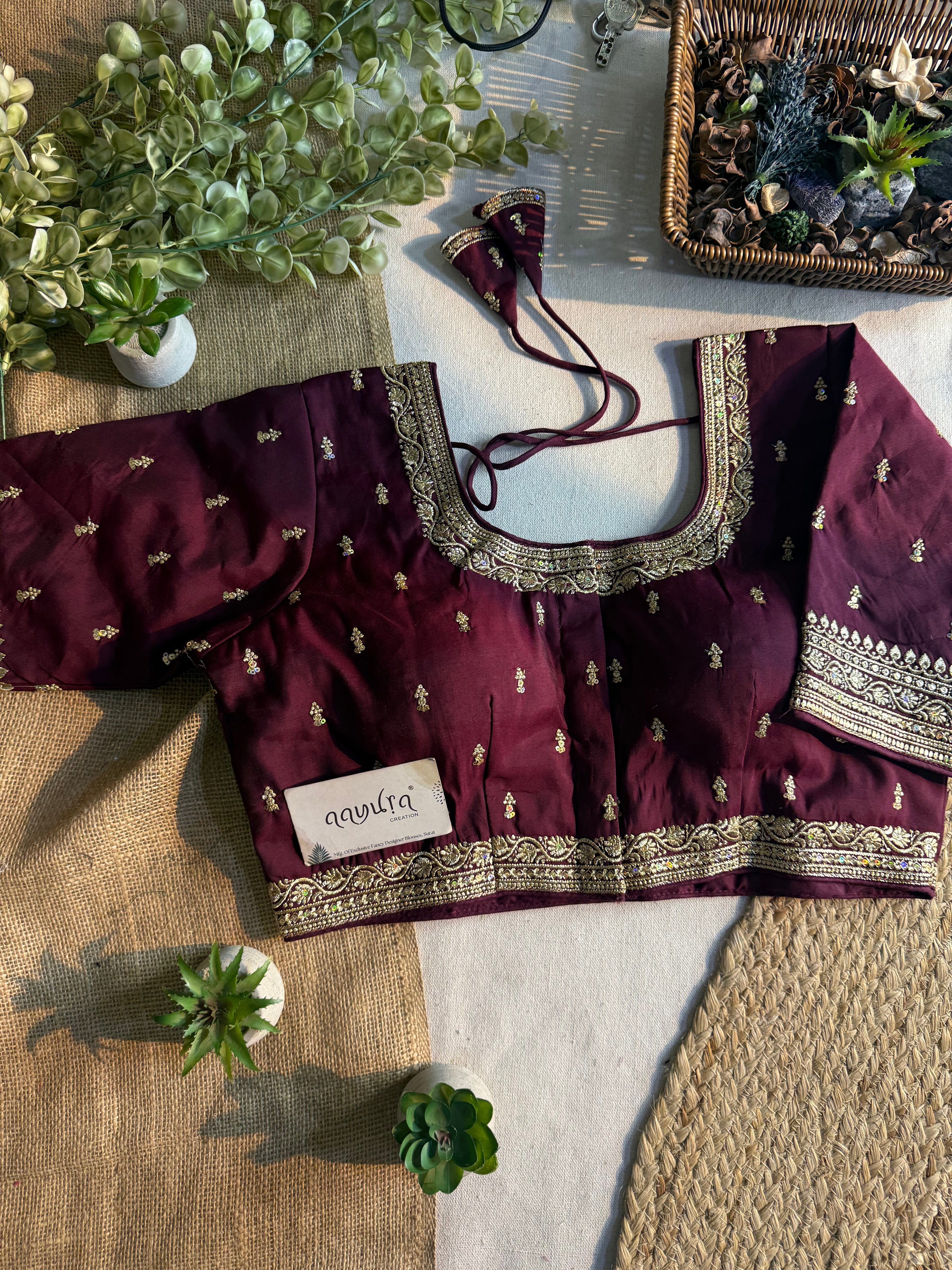 Mystique Embroidery Work Blouse