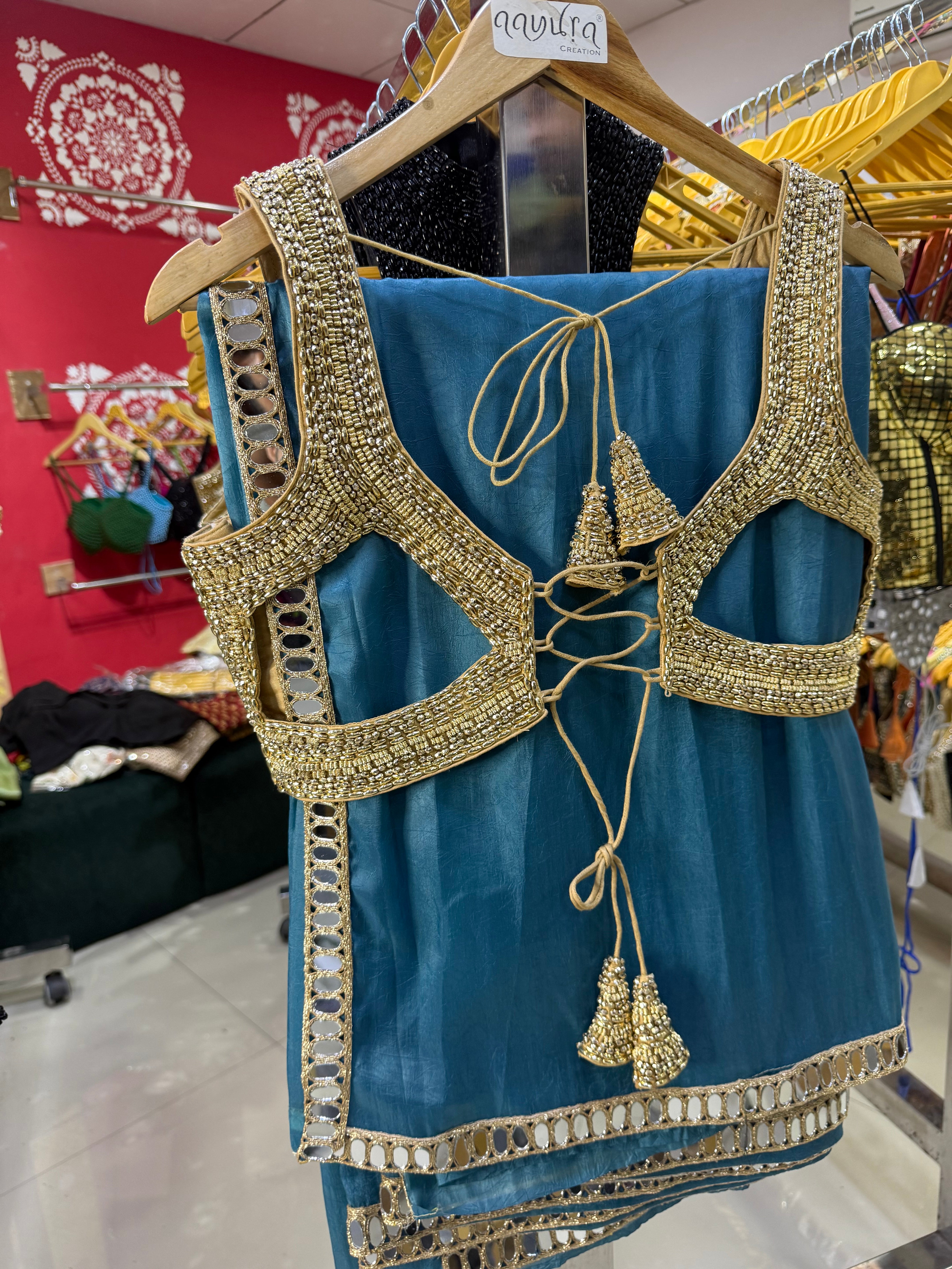 Royal Handwork Silk Ensemble