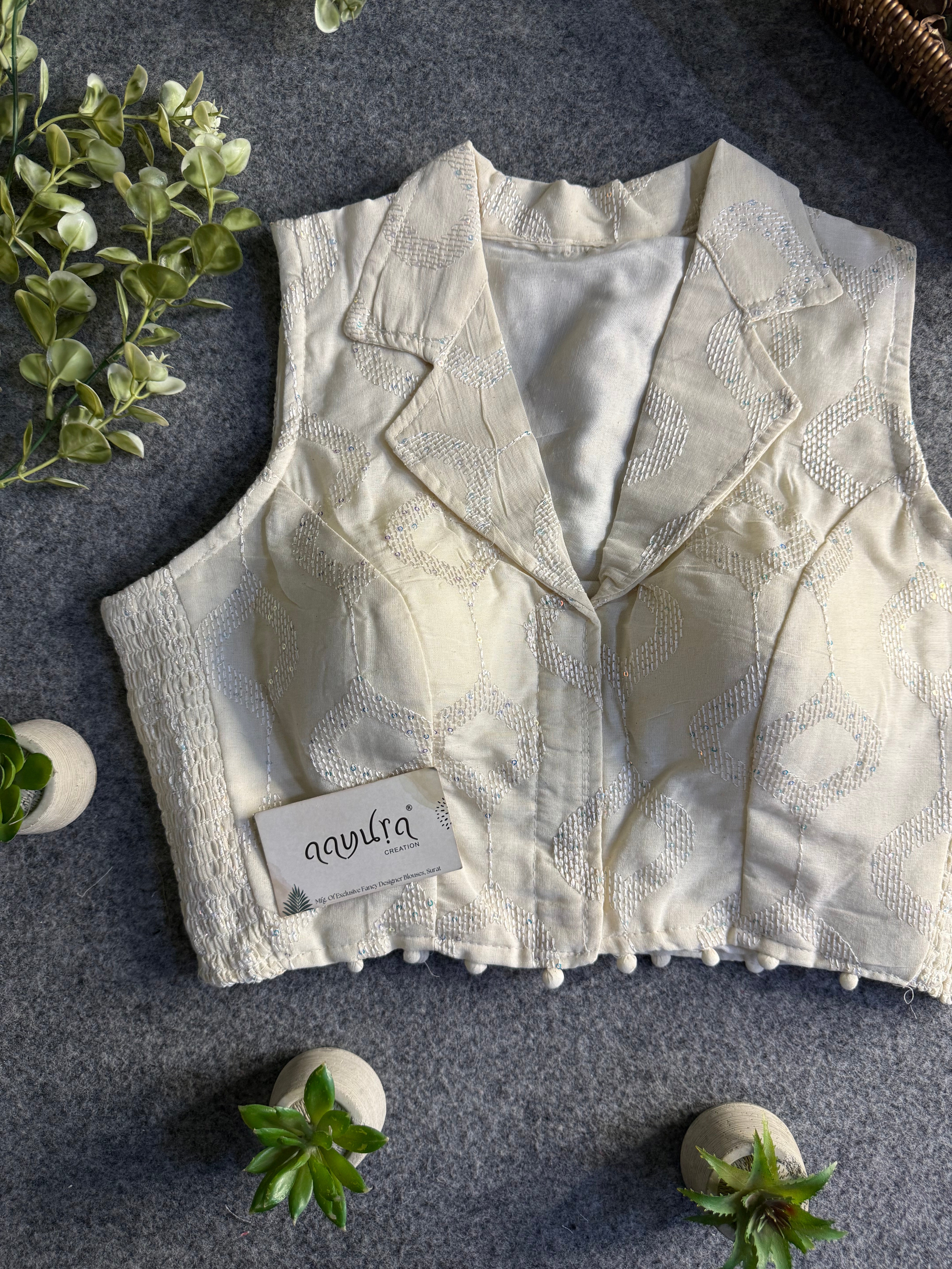 FlexiFit Cotton Designer Blouse