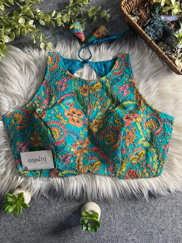 Zuhira Elegant Crape Blouse