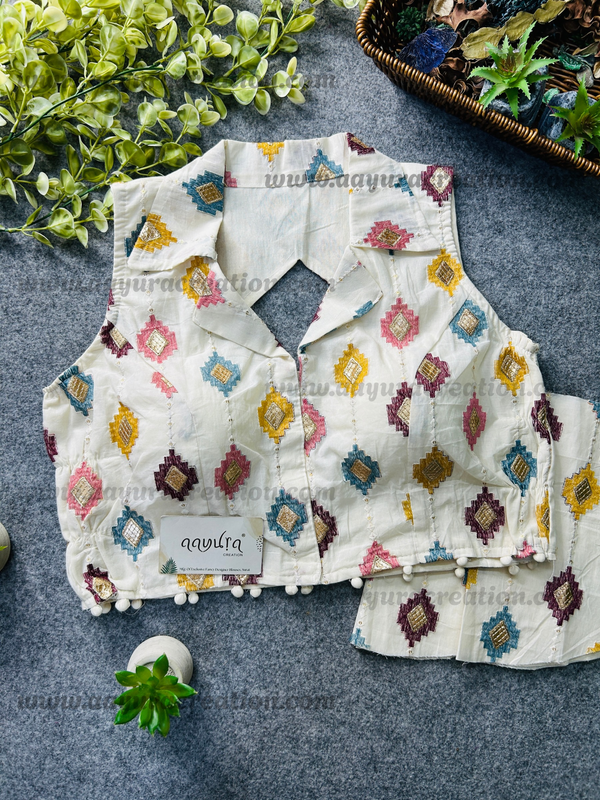 Khadi Stretchable Blouse