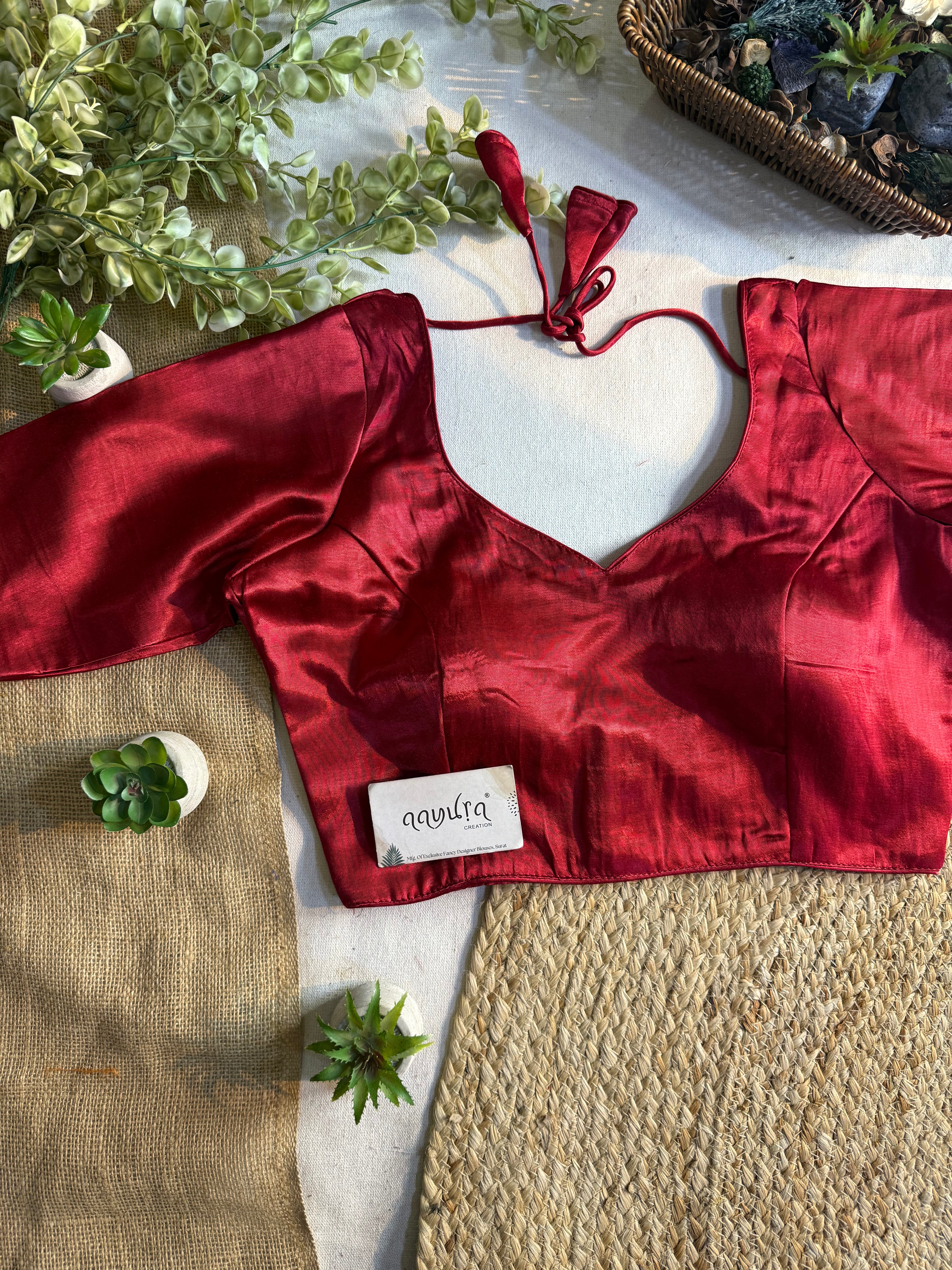 Zeenat Silk Gajji Blouse
