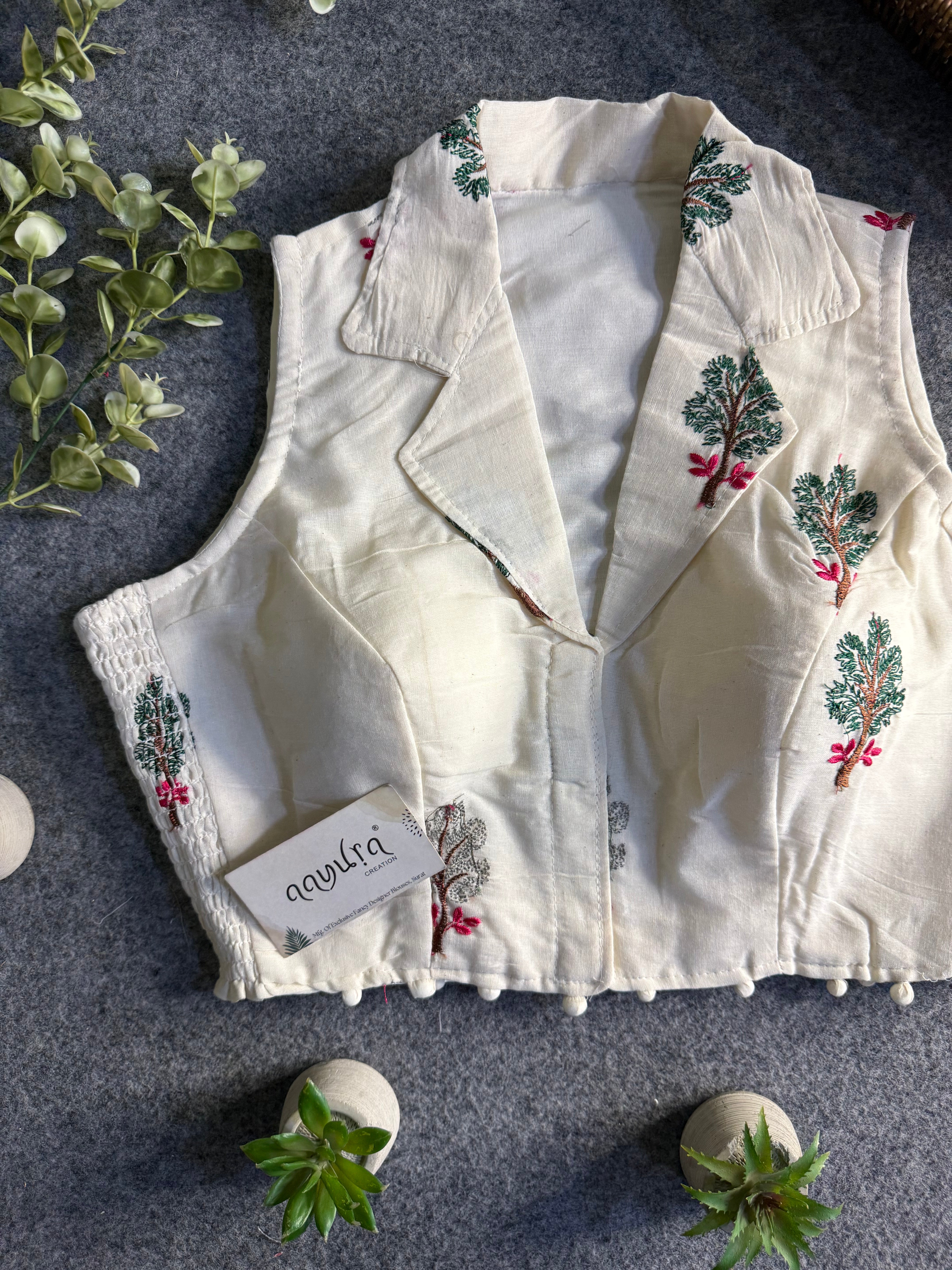 FlexiFit Cotton Designer Blouse