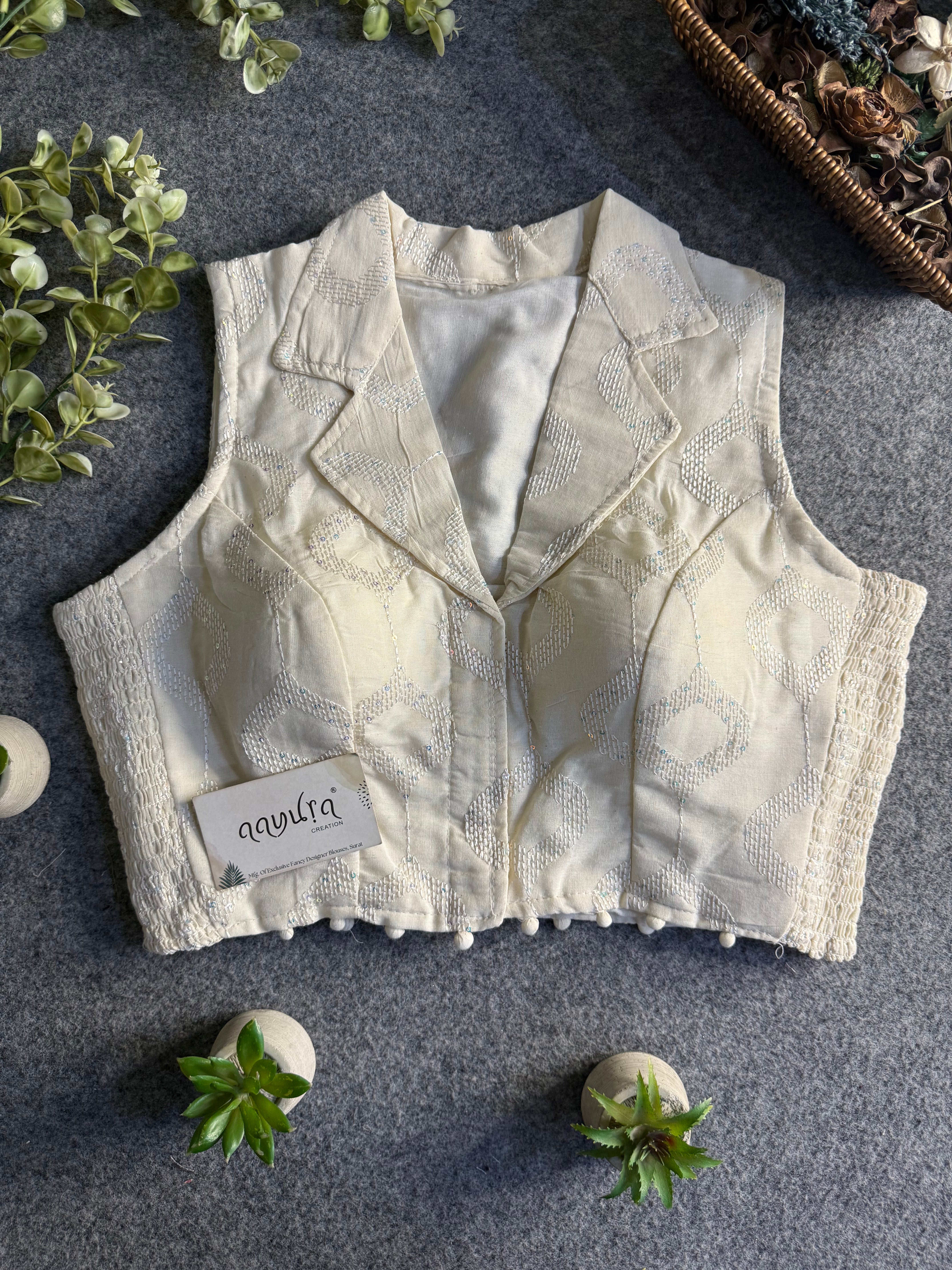 FlexiFit Cotton Designer Blouse