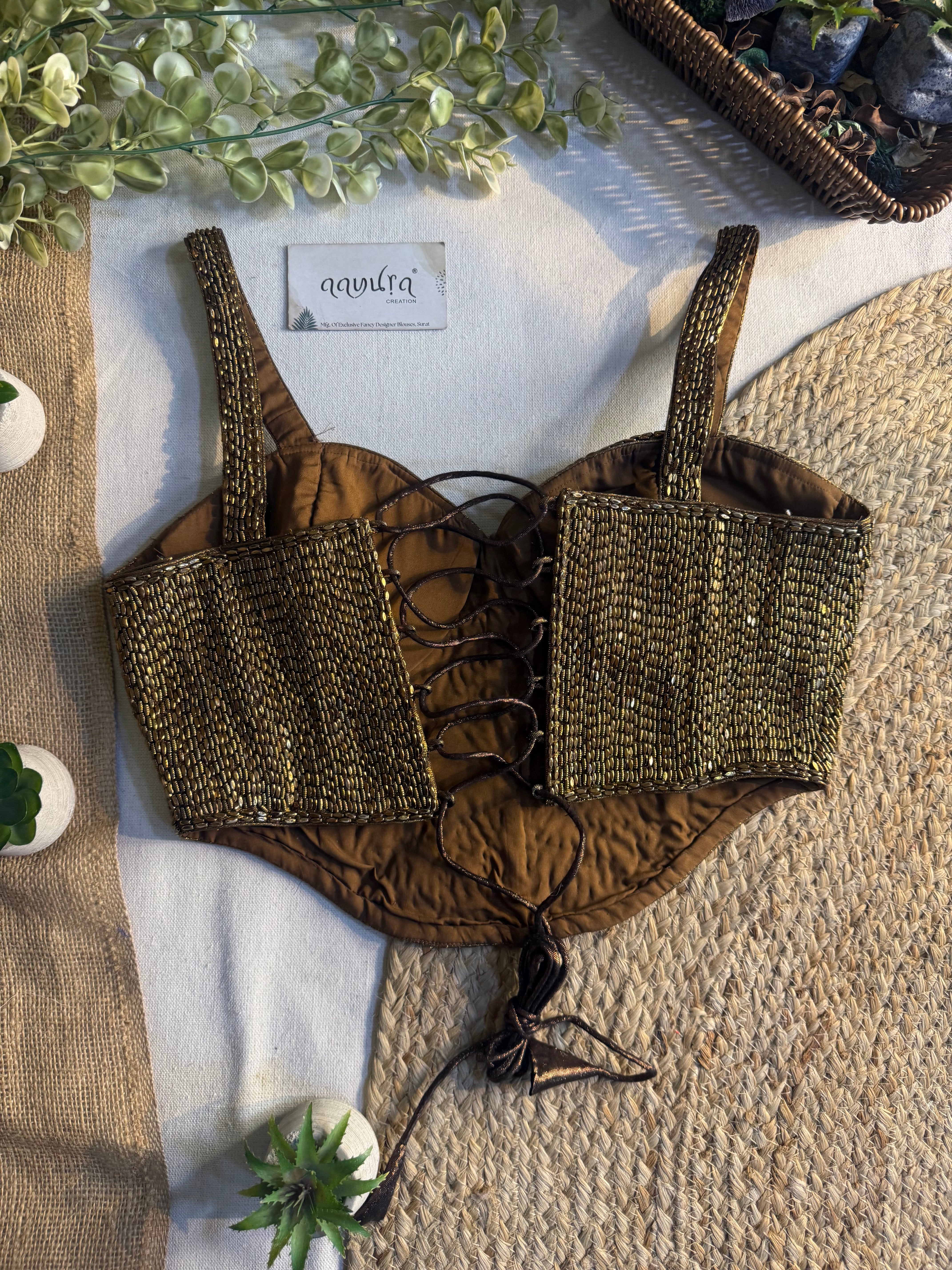 Velora Designer Handcrafted Work Blouse