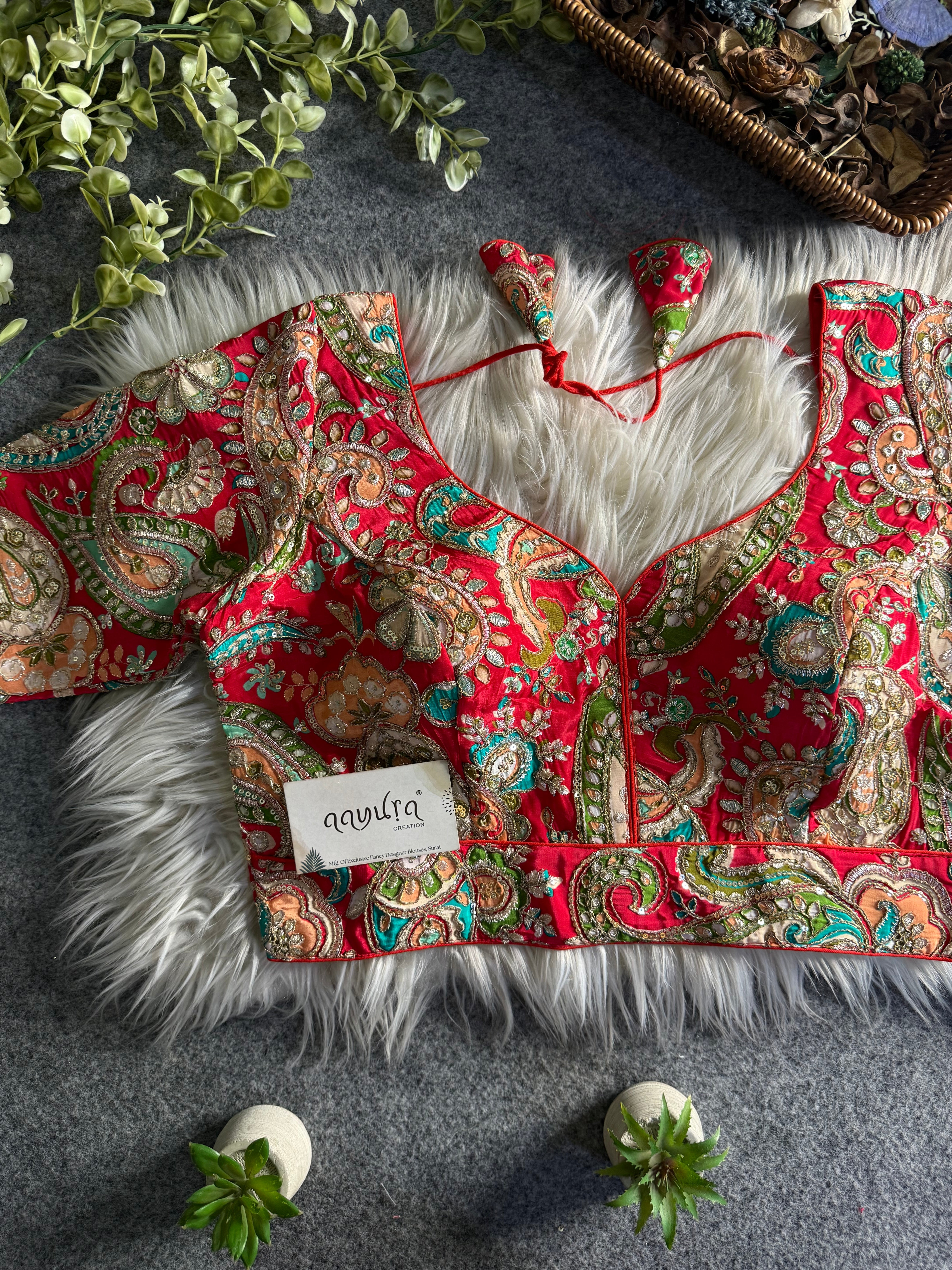 Elbow Sleeves Position Work Blouse