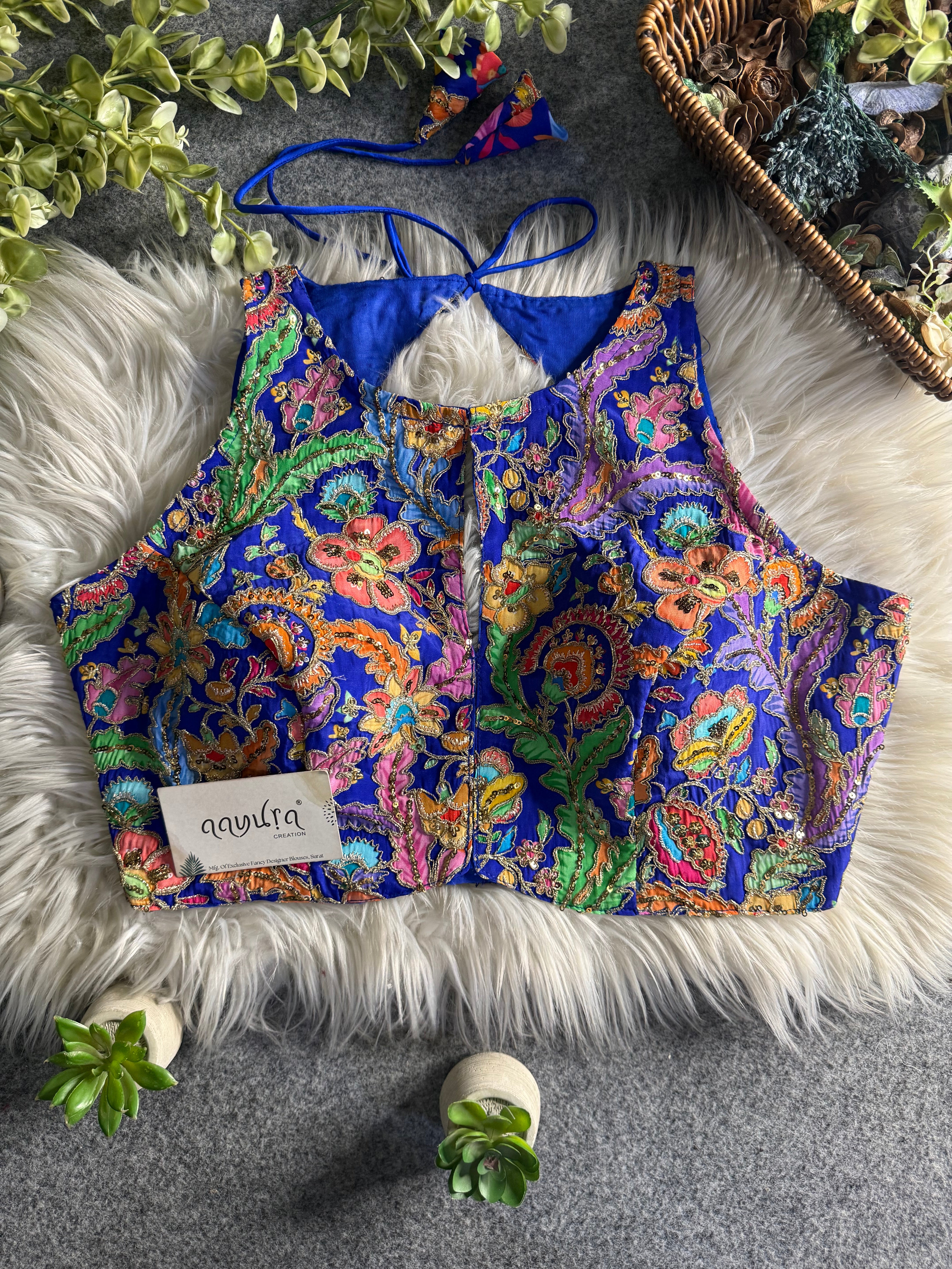 Zuhira Elegant Crape Blouse