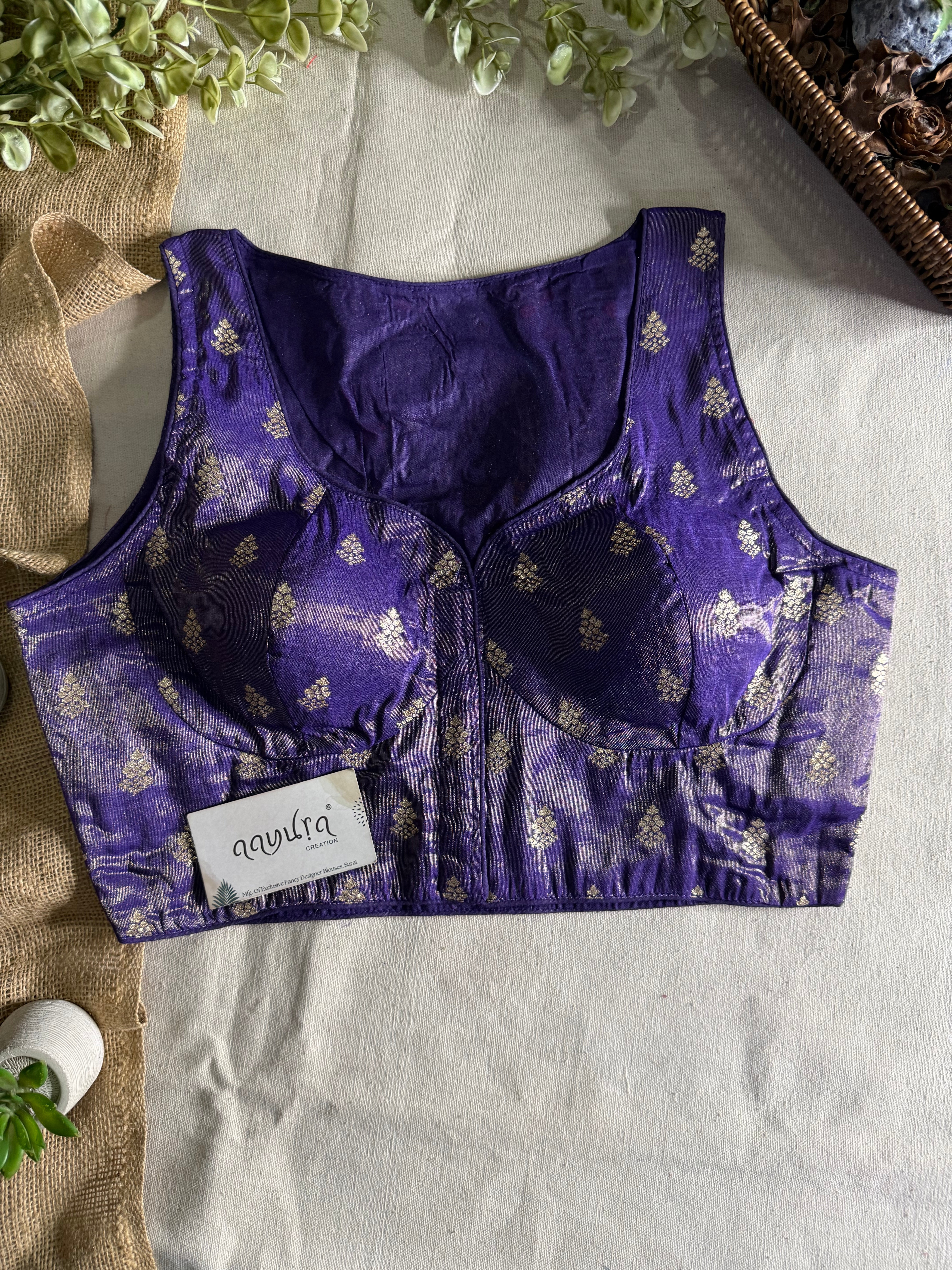 Heritage Banarasi Silk Multi-Thread Work Blouse