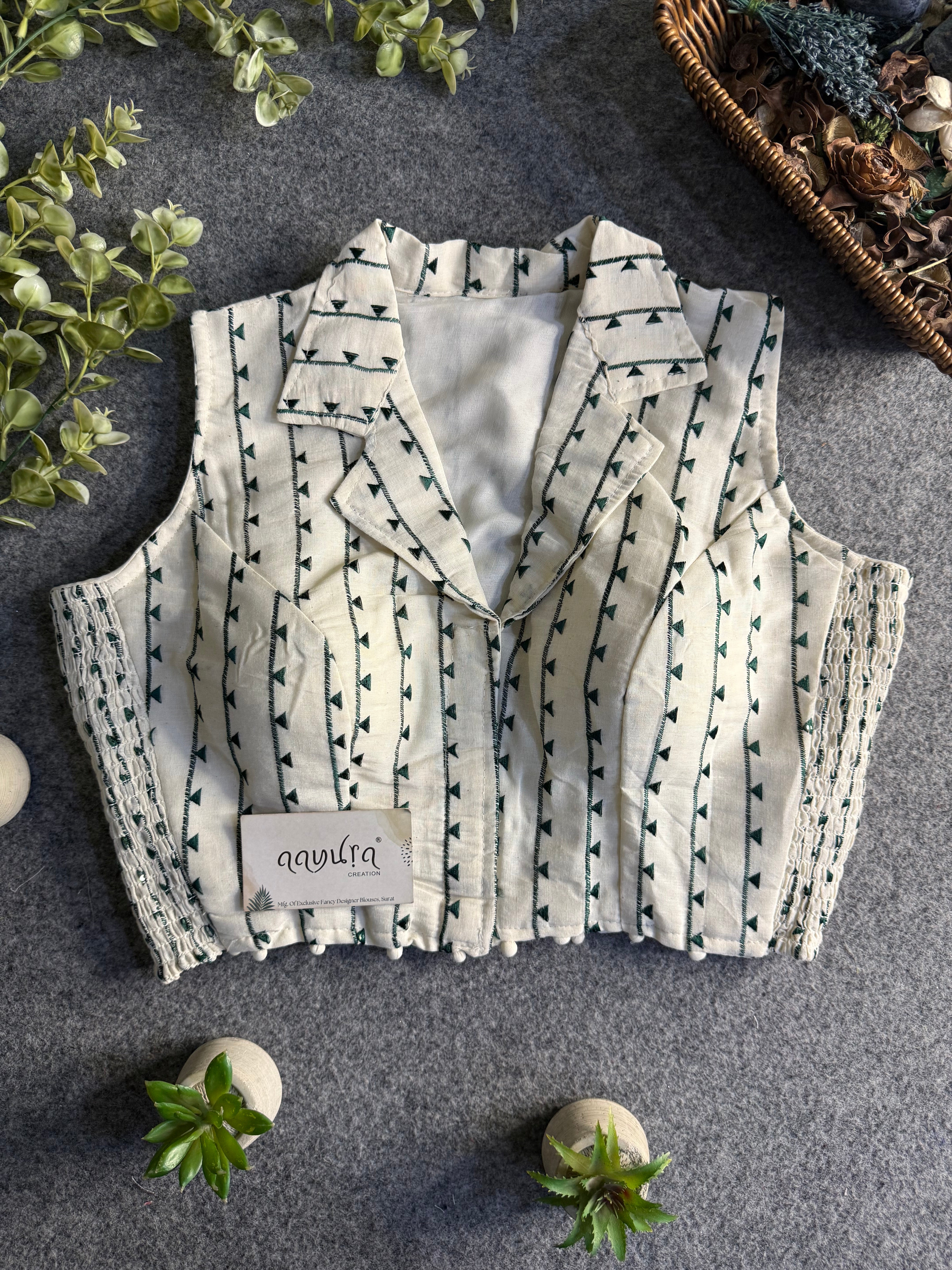 FlexiFit Cotton Designer Blouse