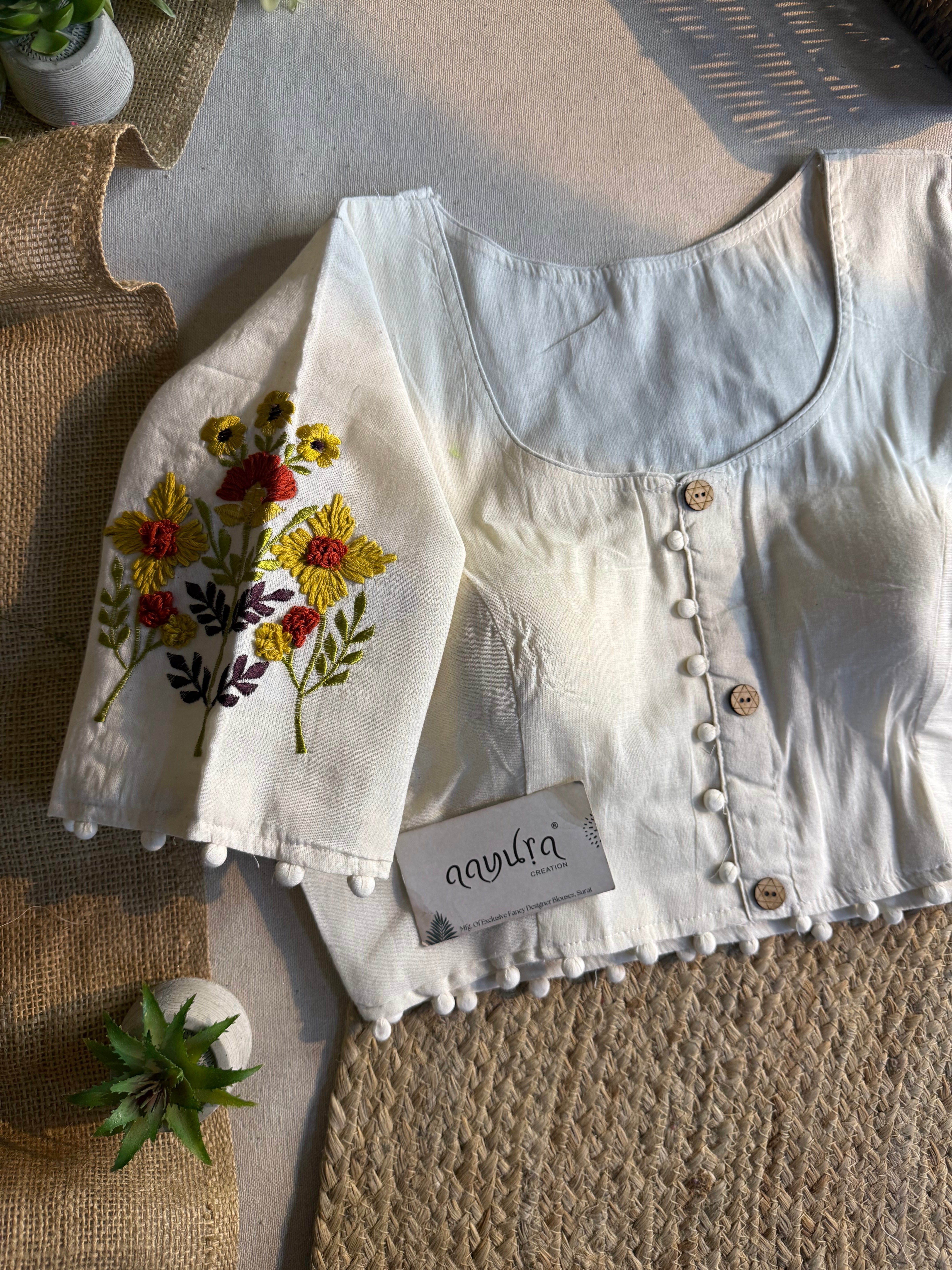 Elite Craft Cotton Blouse