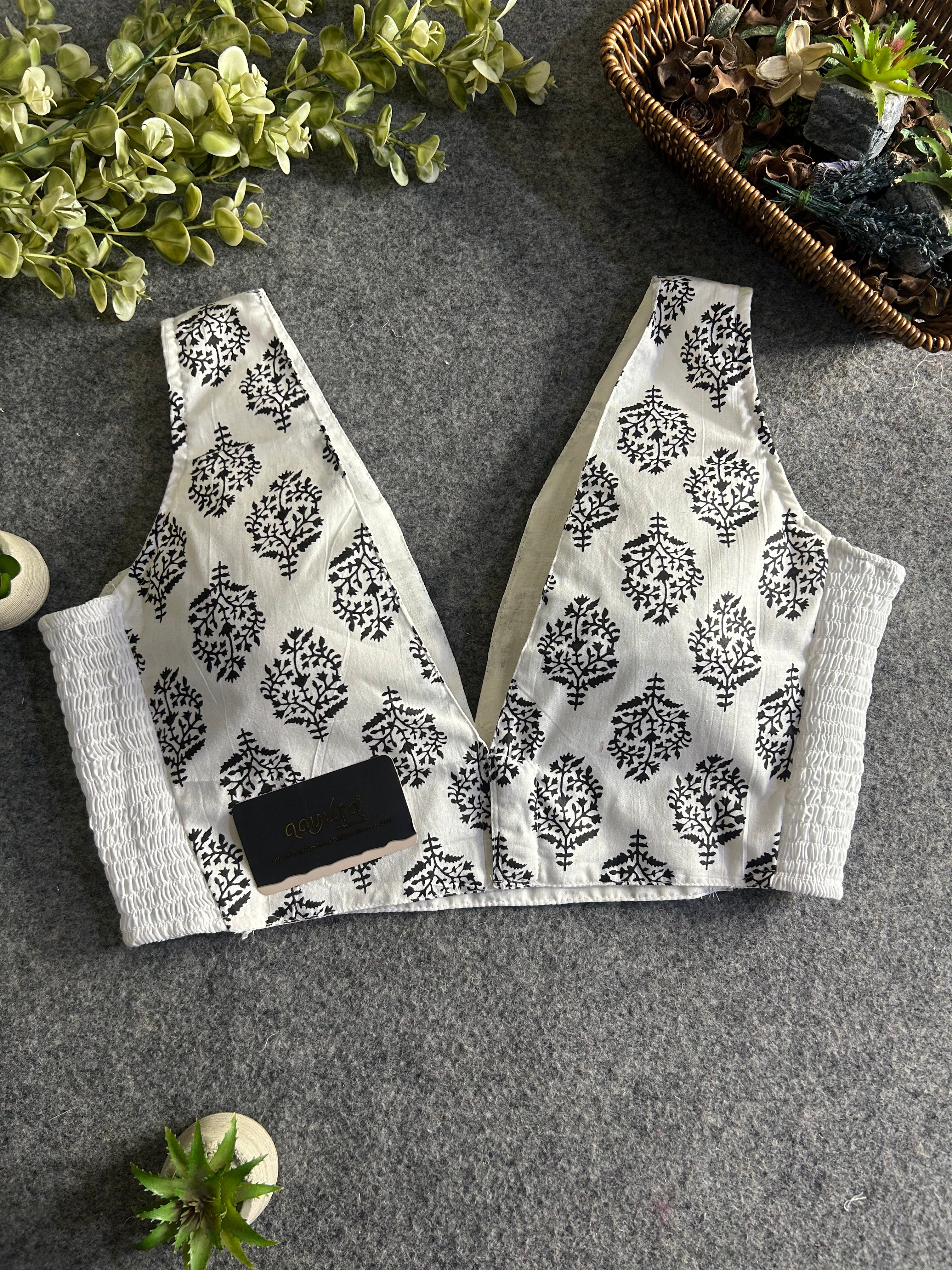 Comfort Fit V Neck Blouse