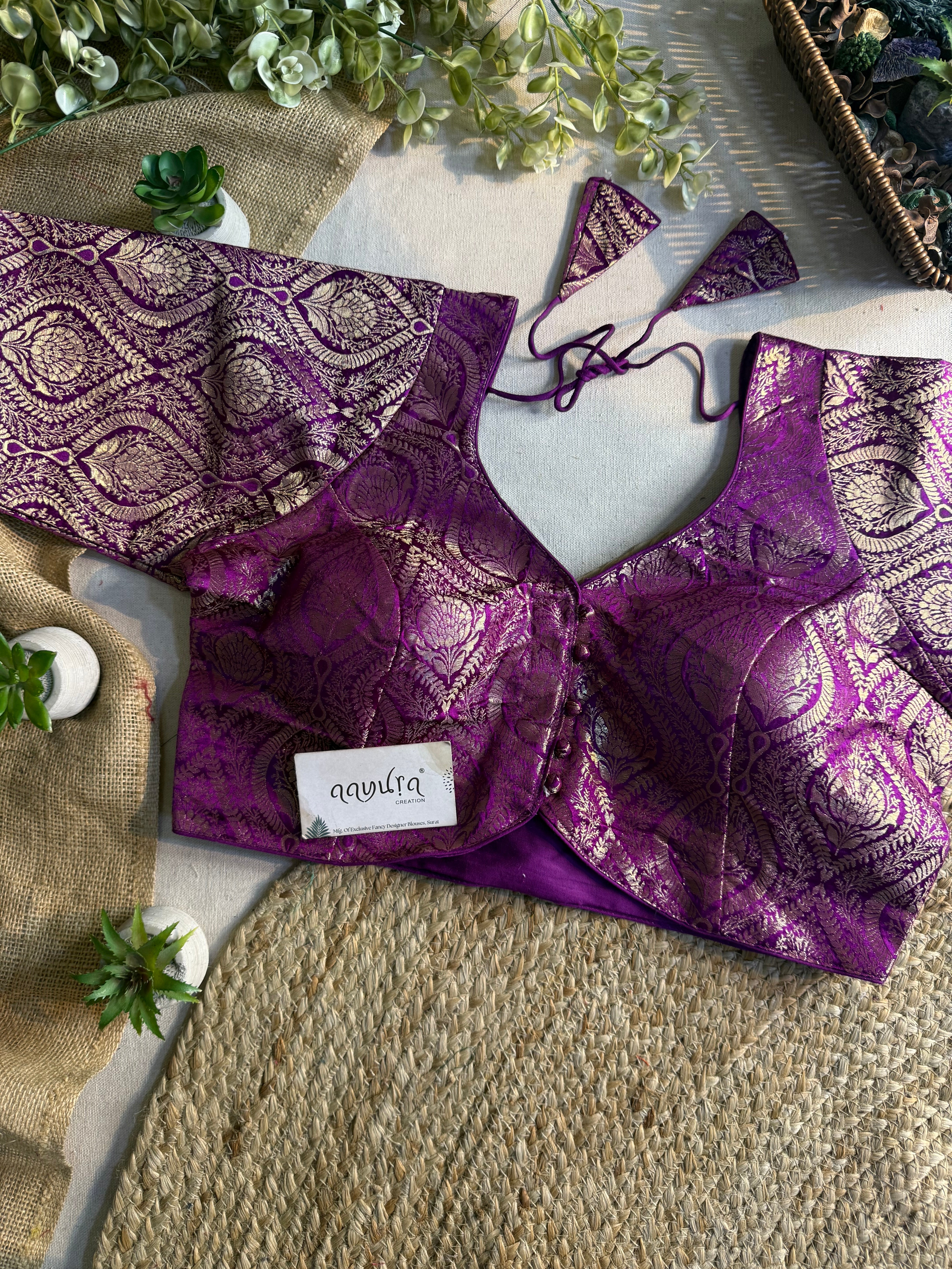Zeenat Heritage Banarasi Blouse