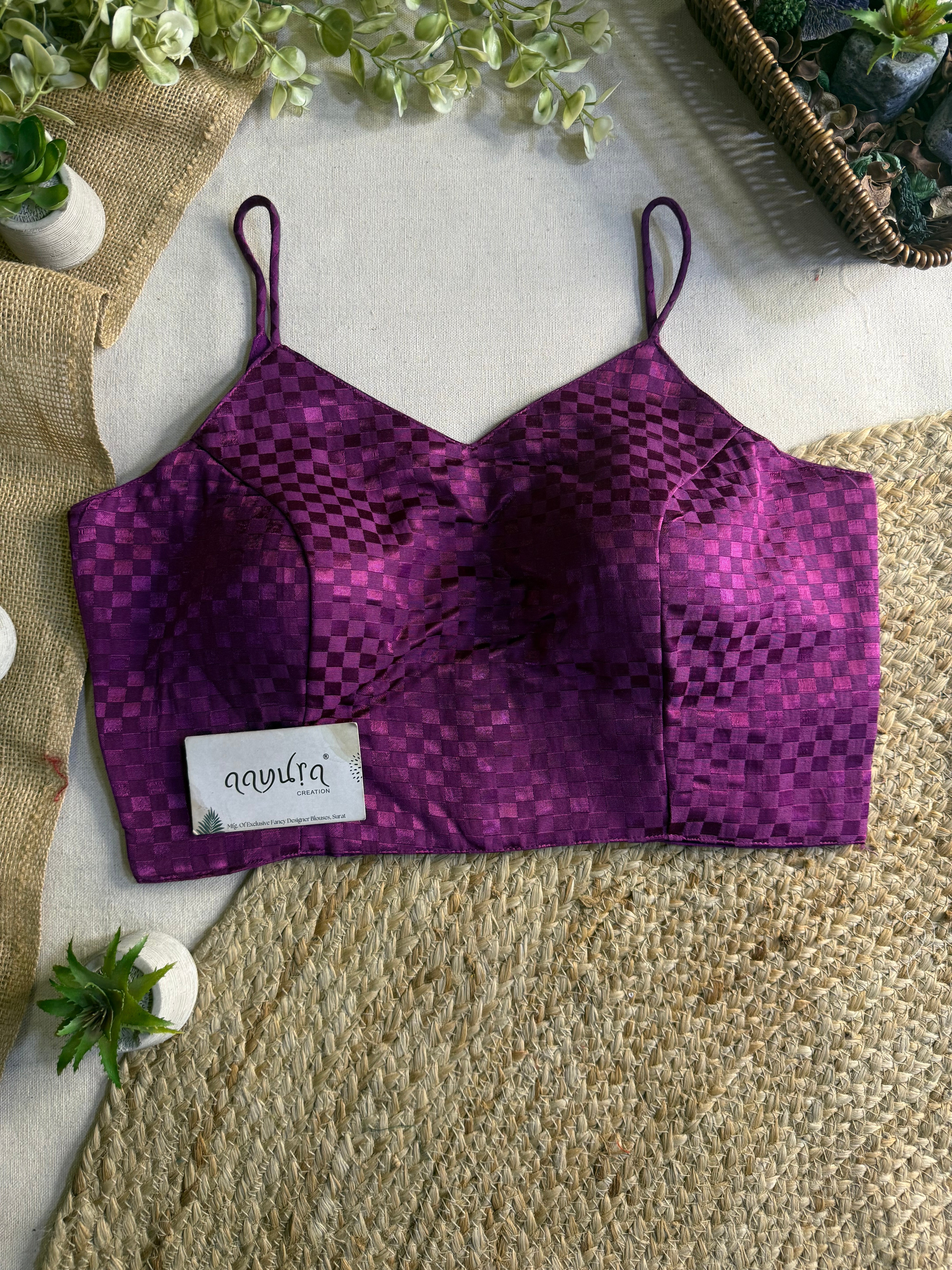 Thai Silk Strap Blouse
