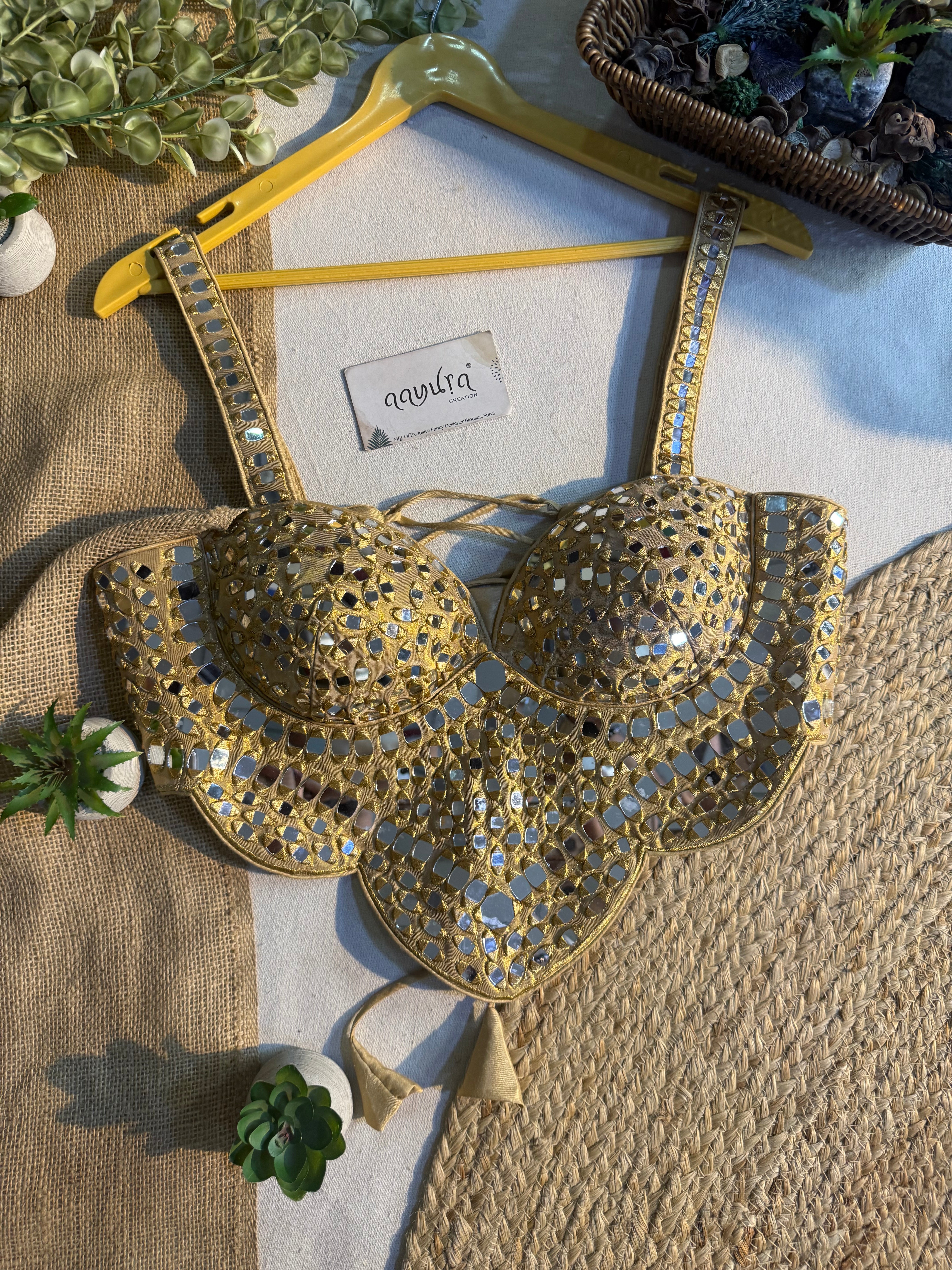 Chandrika Mirror Blouse