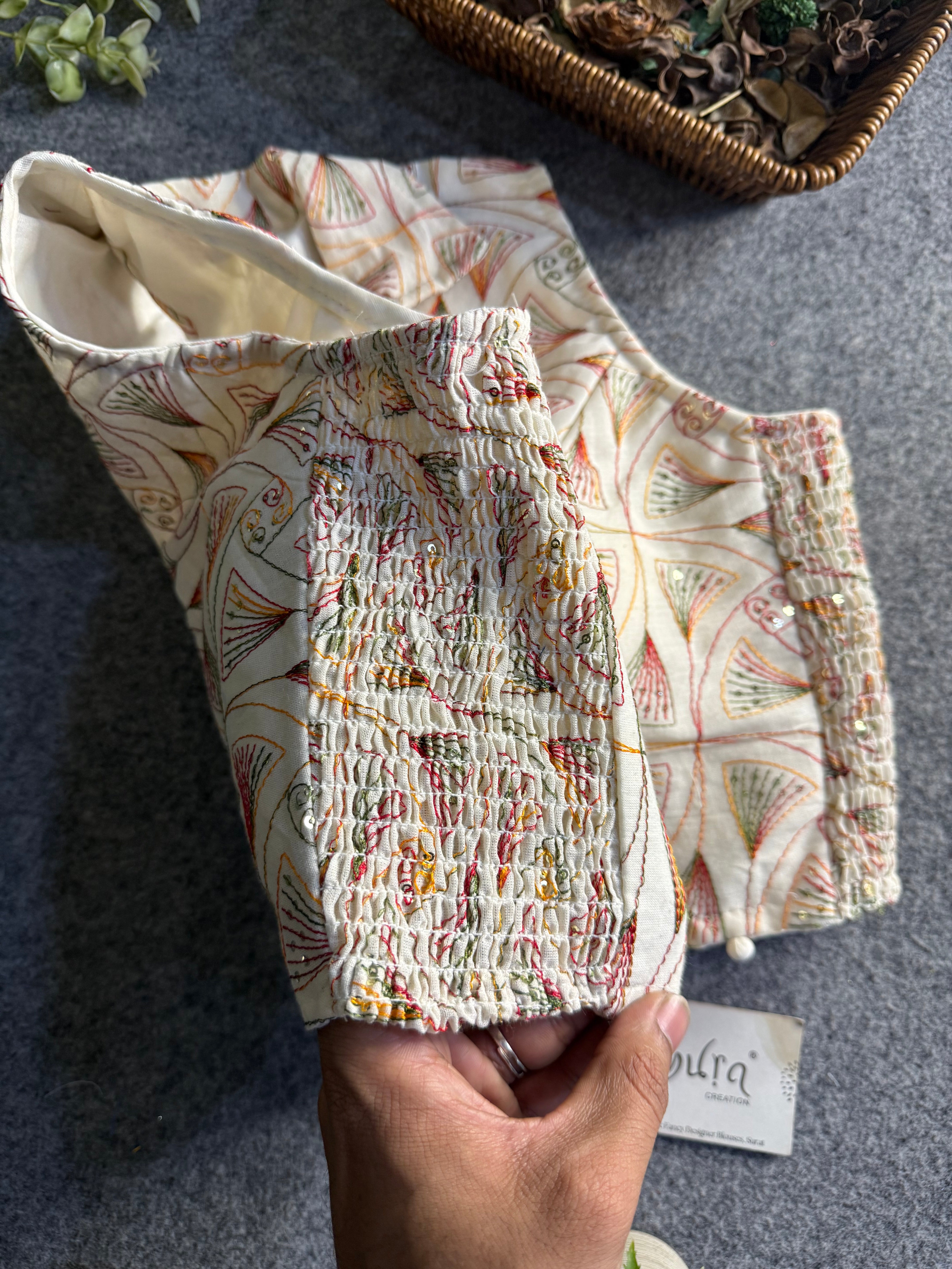 FlexiFit Cotton Designer Blouse