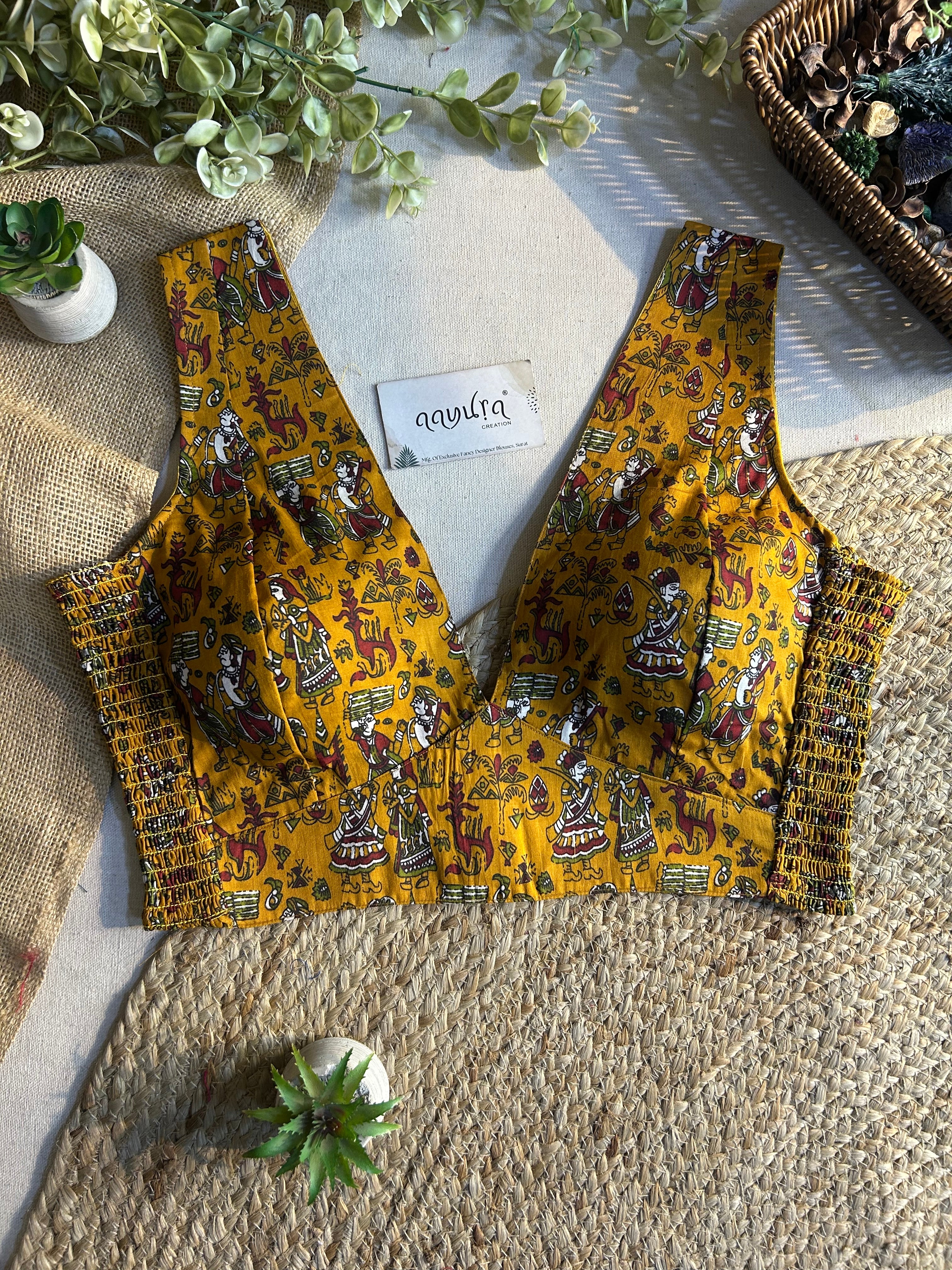Comfort Fit V Neck Blouse