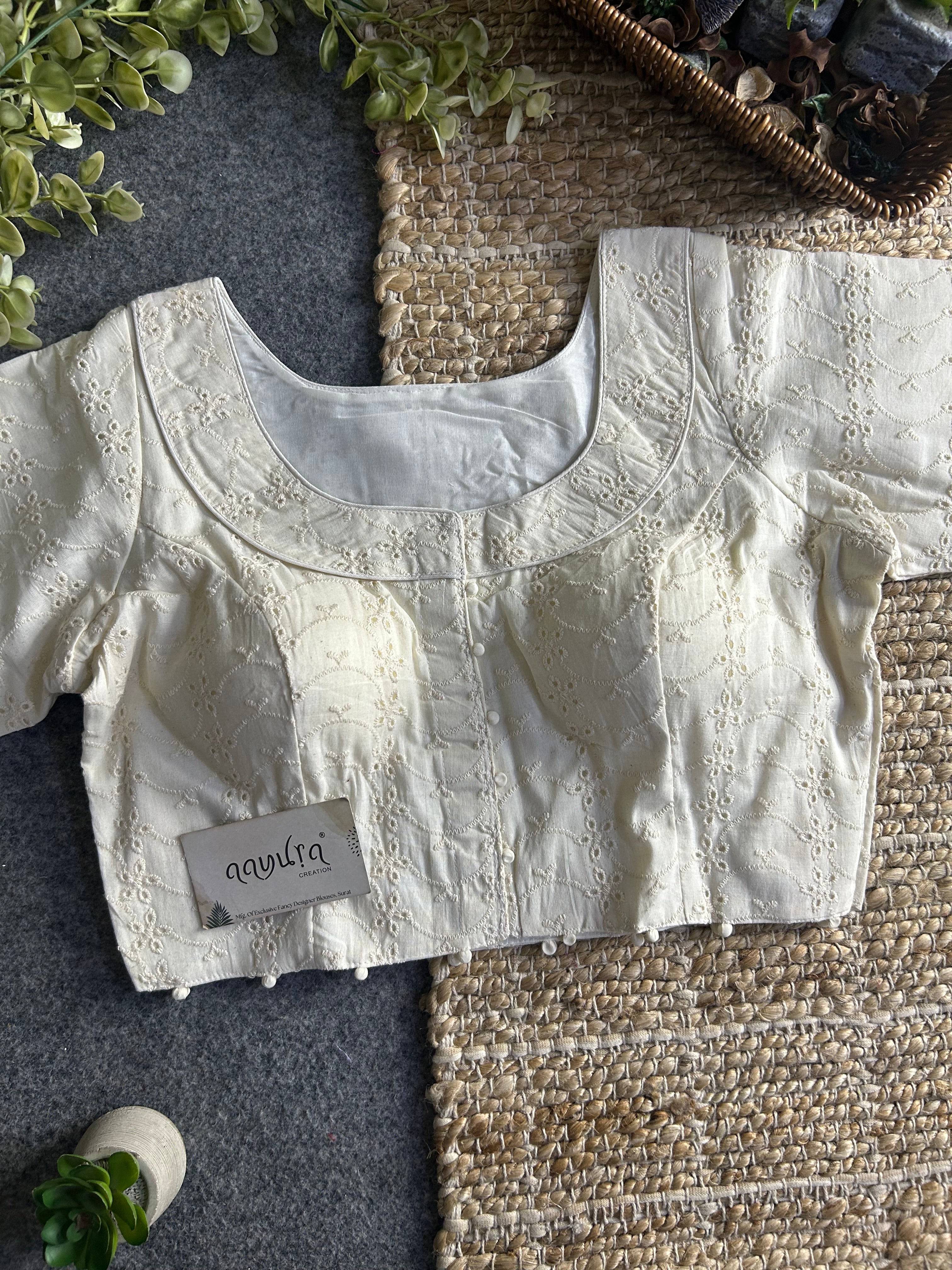 Designer Hakoba Cotton Everyday Blouse