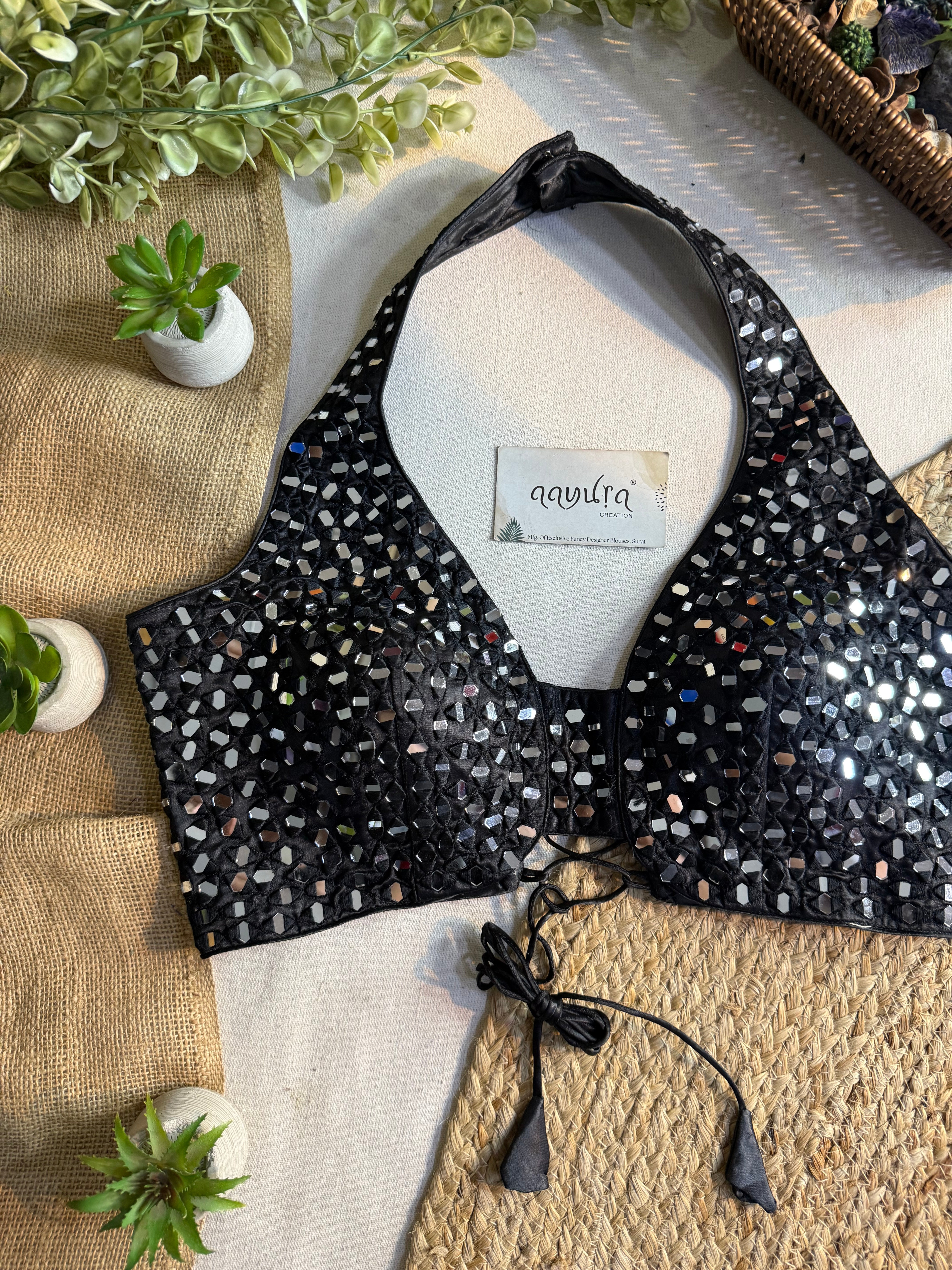 Mirror Muse Halter Blouse