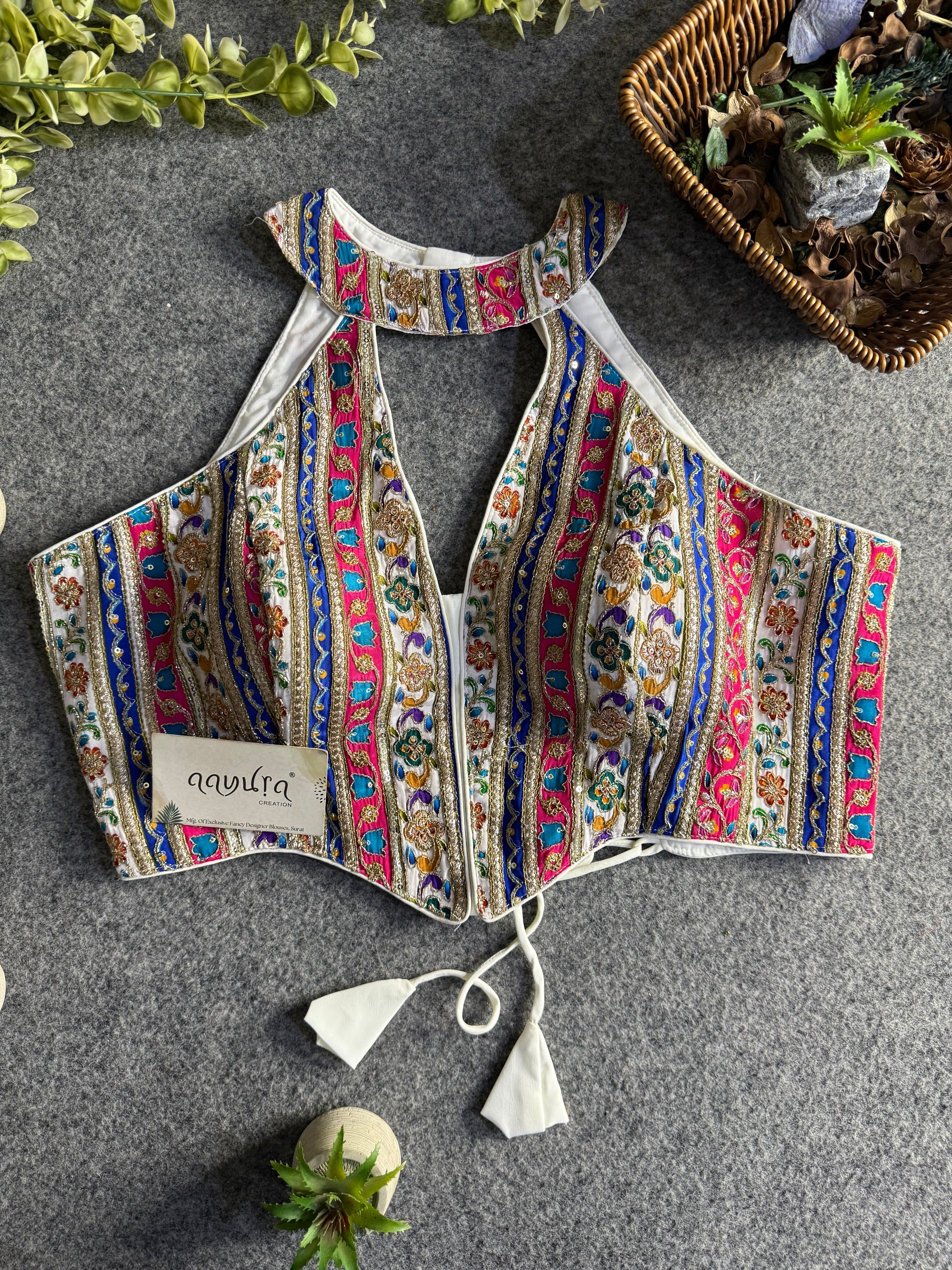 Diva Glow Halter Neck Blouse