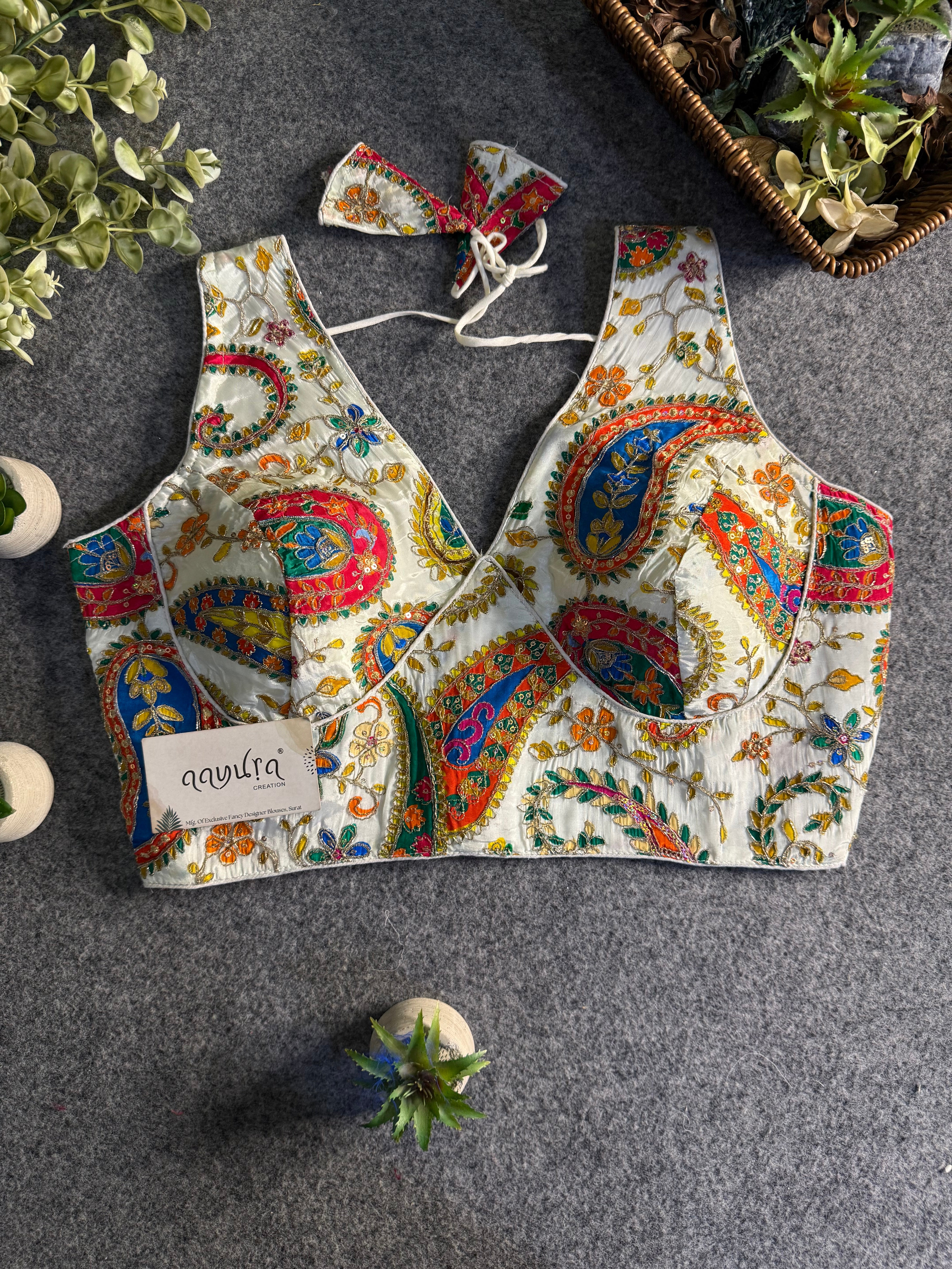 Anastasia Crape Silk Blouse