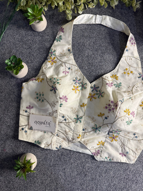 Cotton Halter Neck Blouse