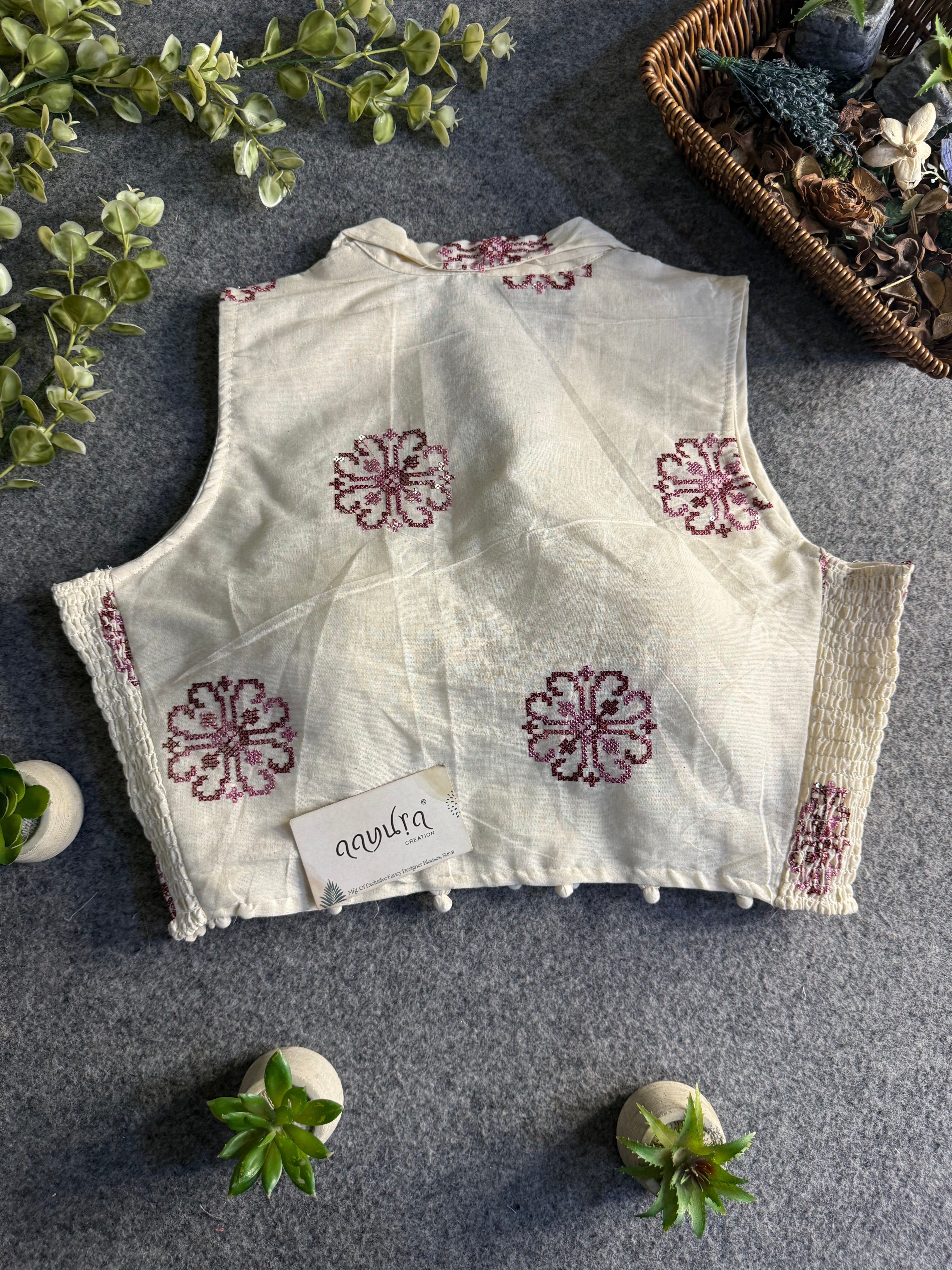 FlexiFit Cotton Designer Blouse