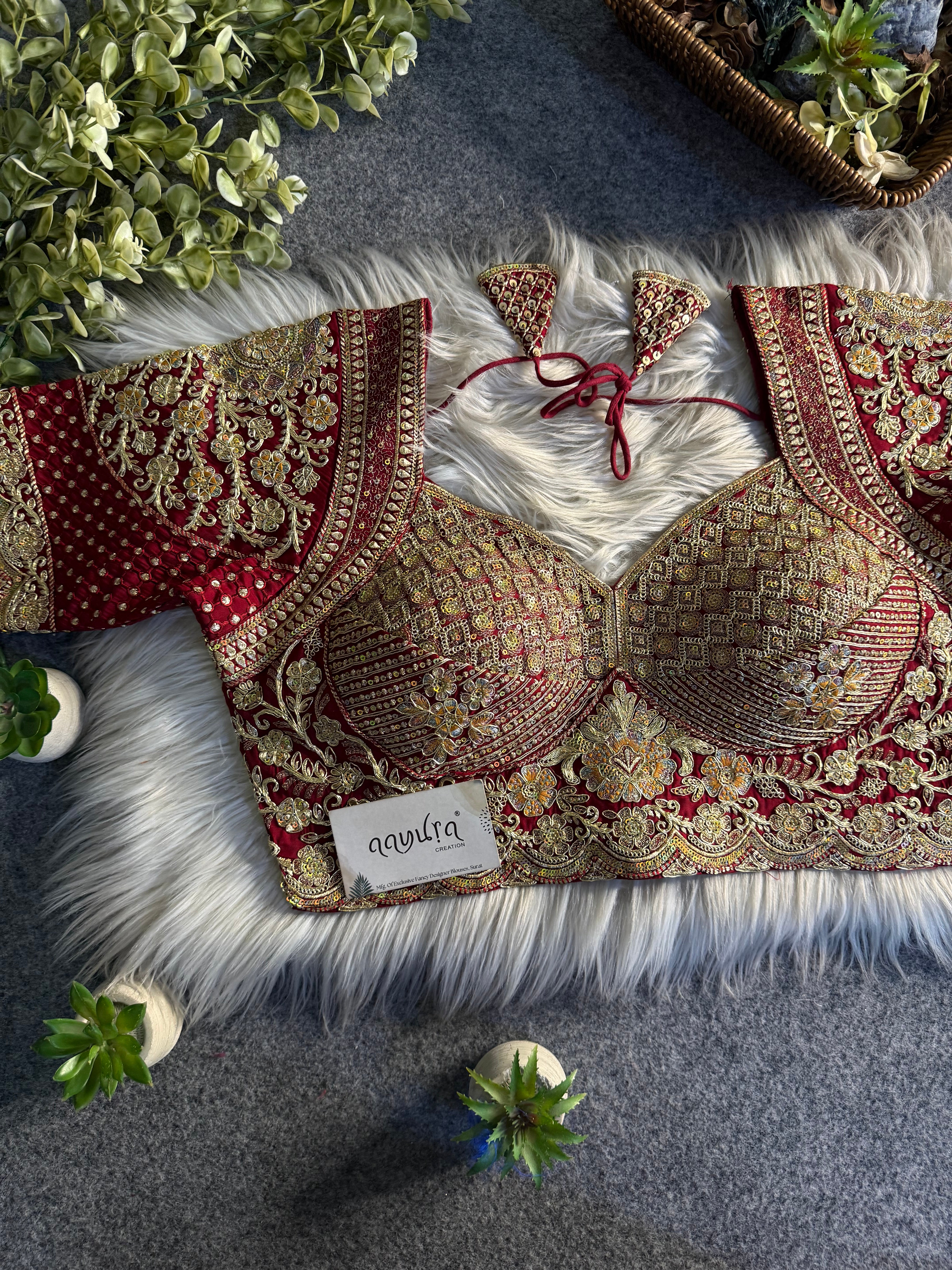 Rivya Glam Silk Blouse