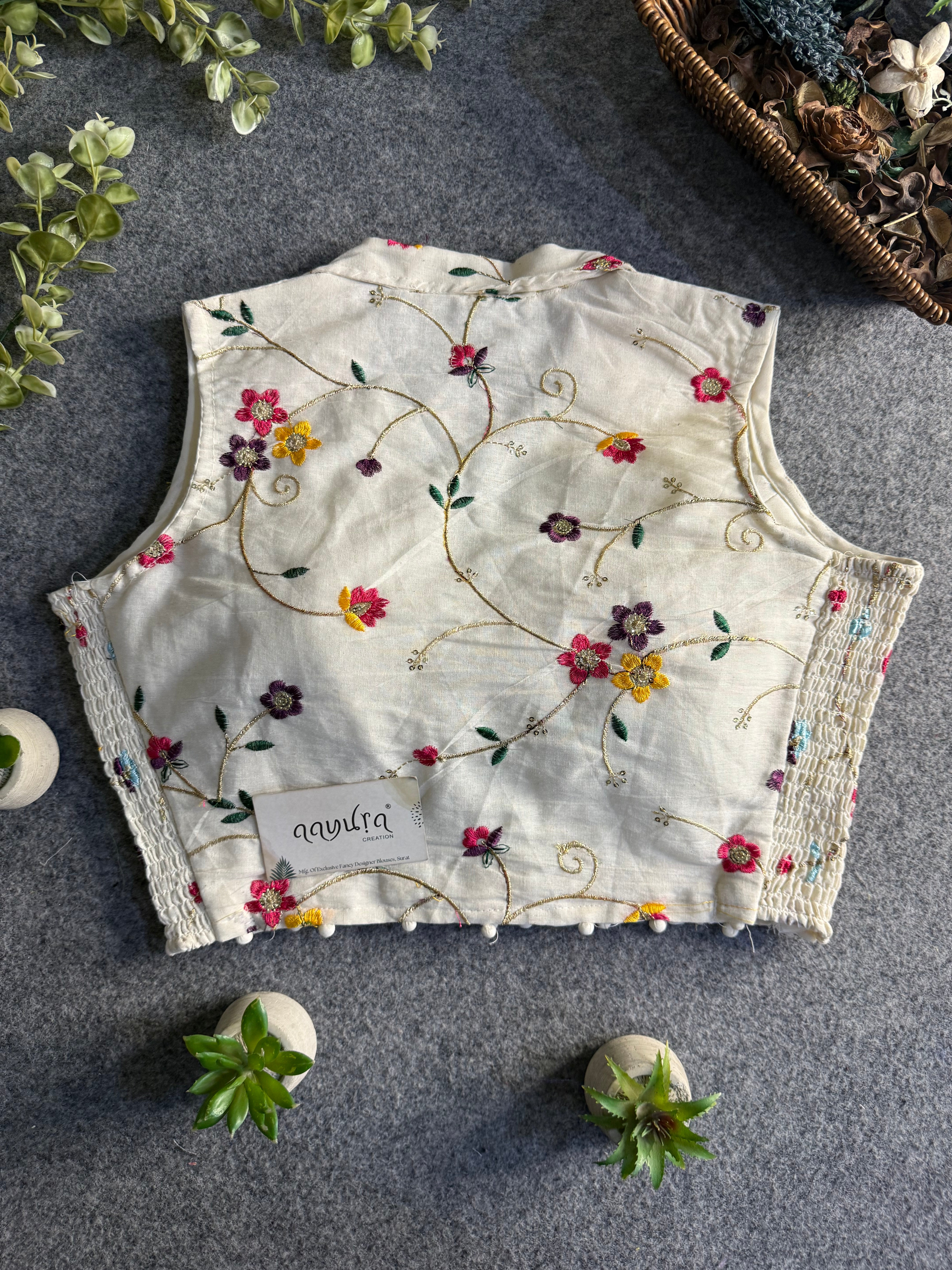 FlexiFit Cotton Designer Blouse