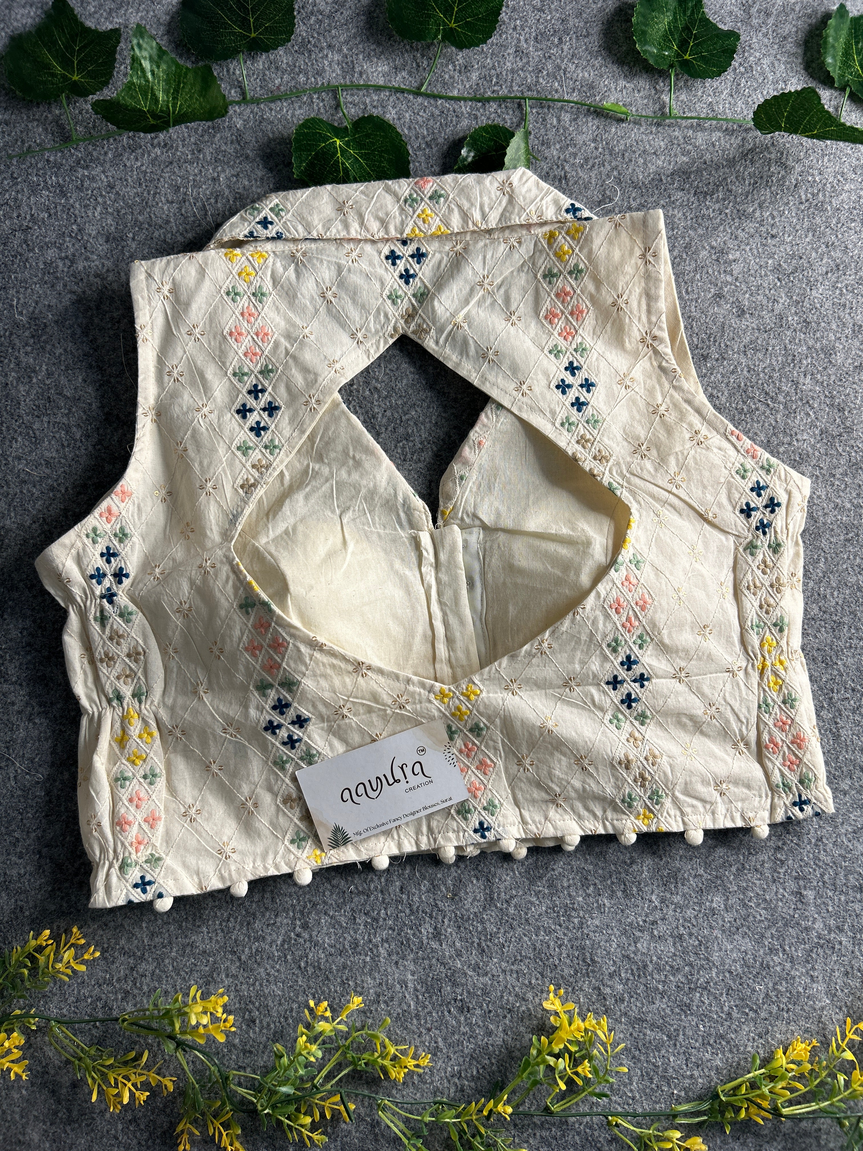 Khadi Stretchable Blouse