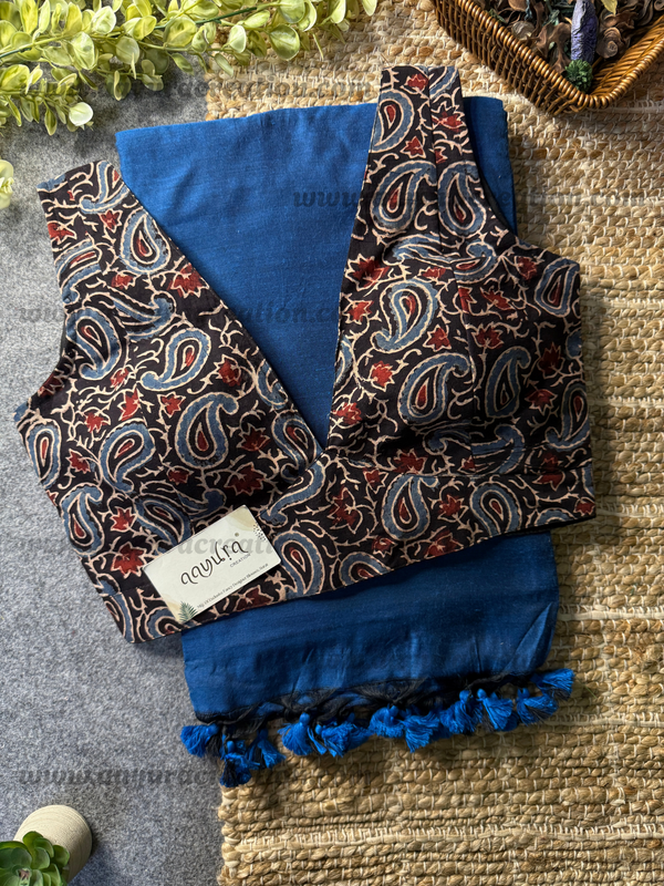 Ajrakh Vibe – Khadi Grace Combo