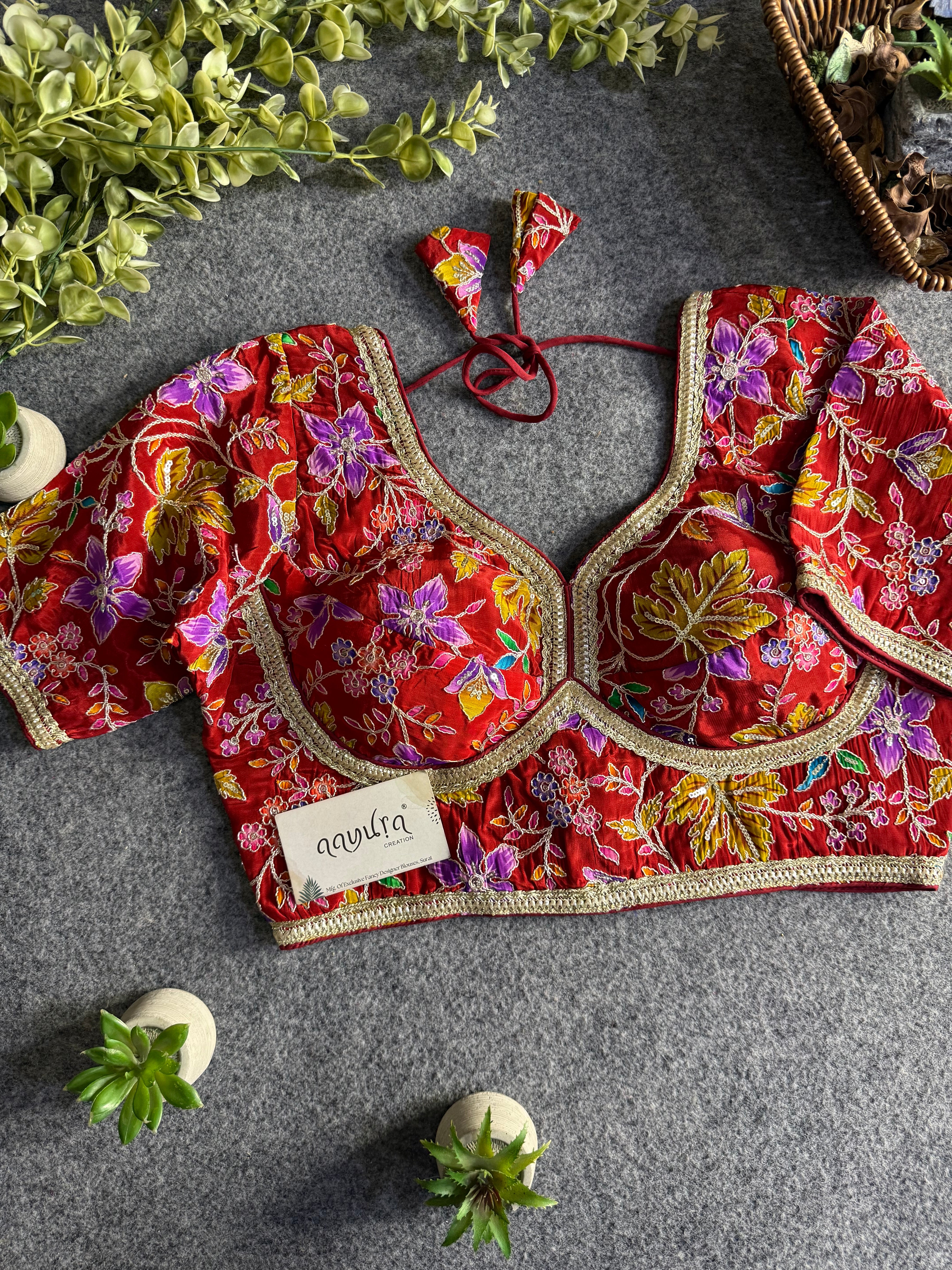 Heritage Sabyasachi Style Designer Blouse
