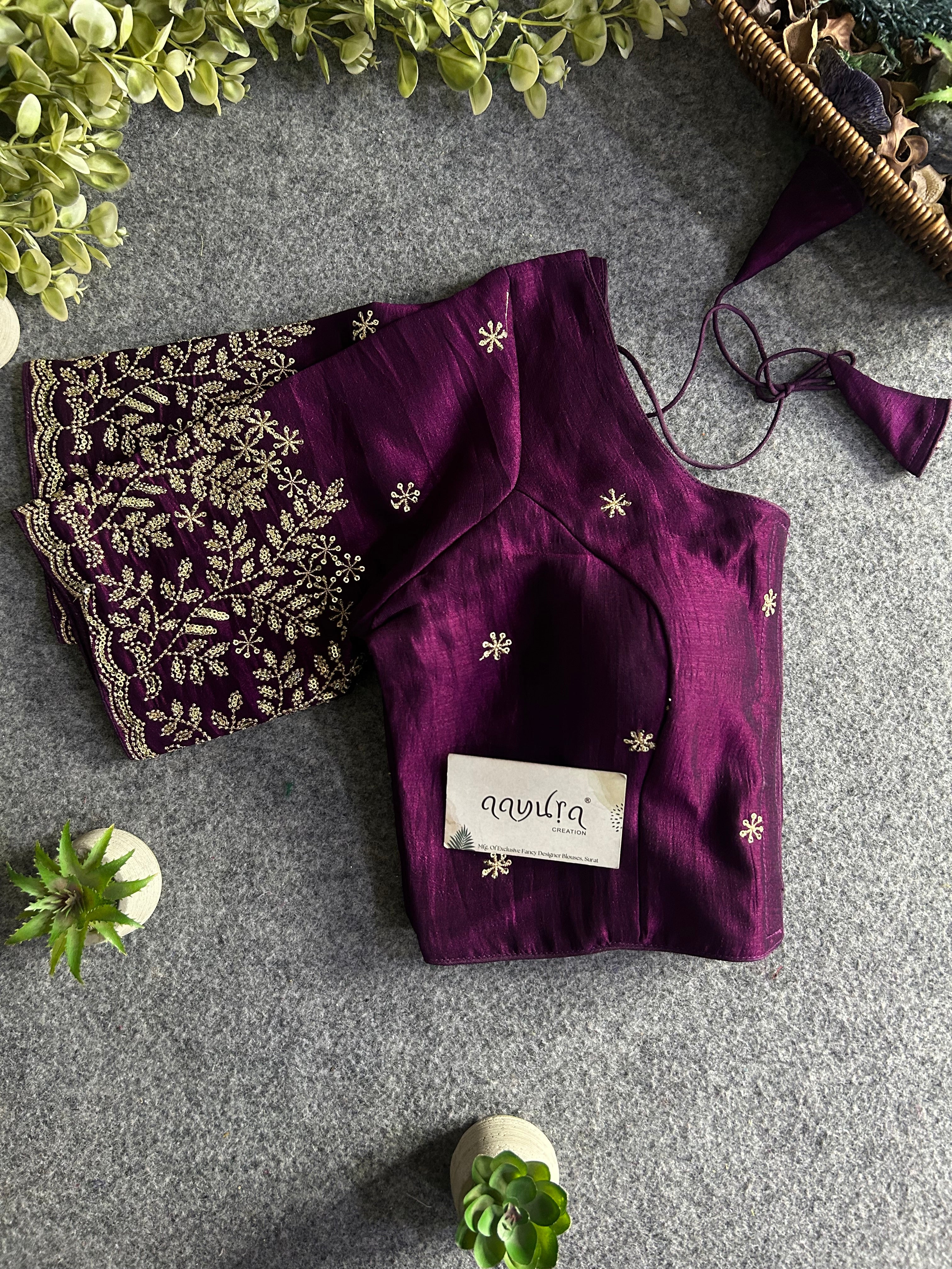 Rajsi Vichitra Zari Work Blouse