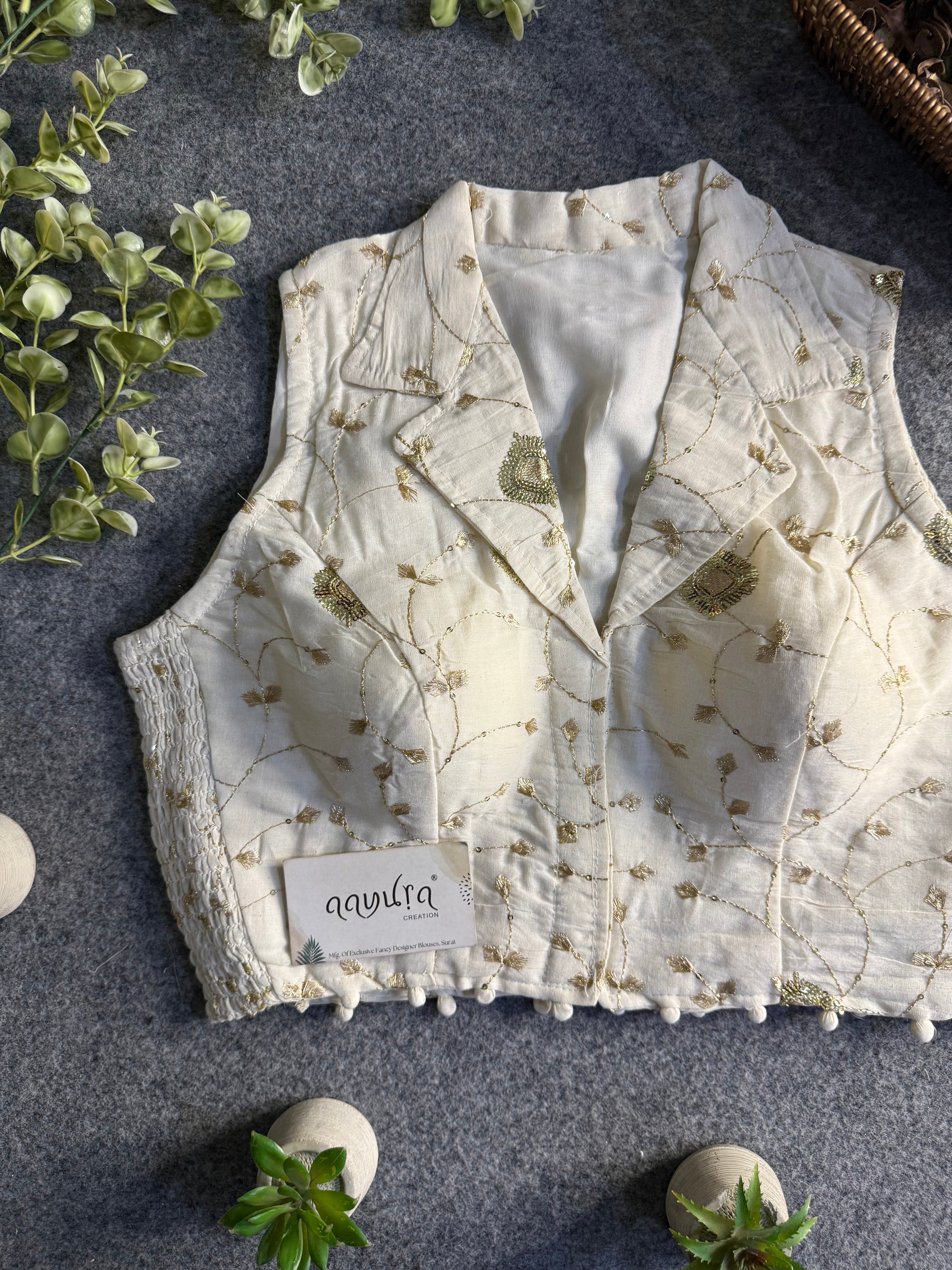 FlexiFit Cotton Designer Blouse