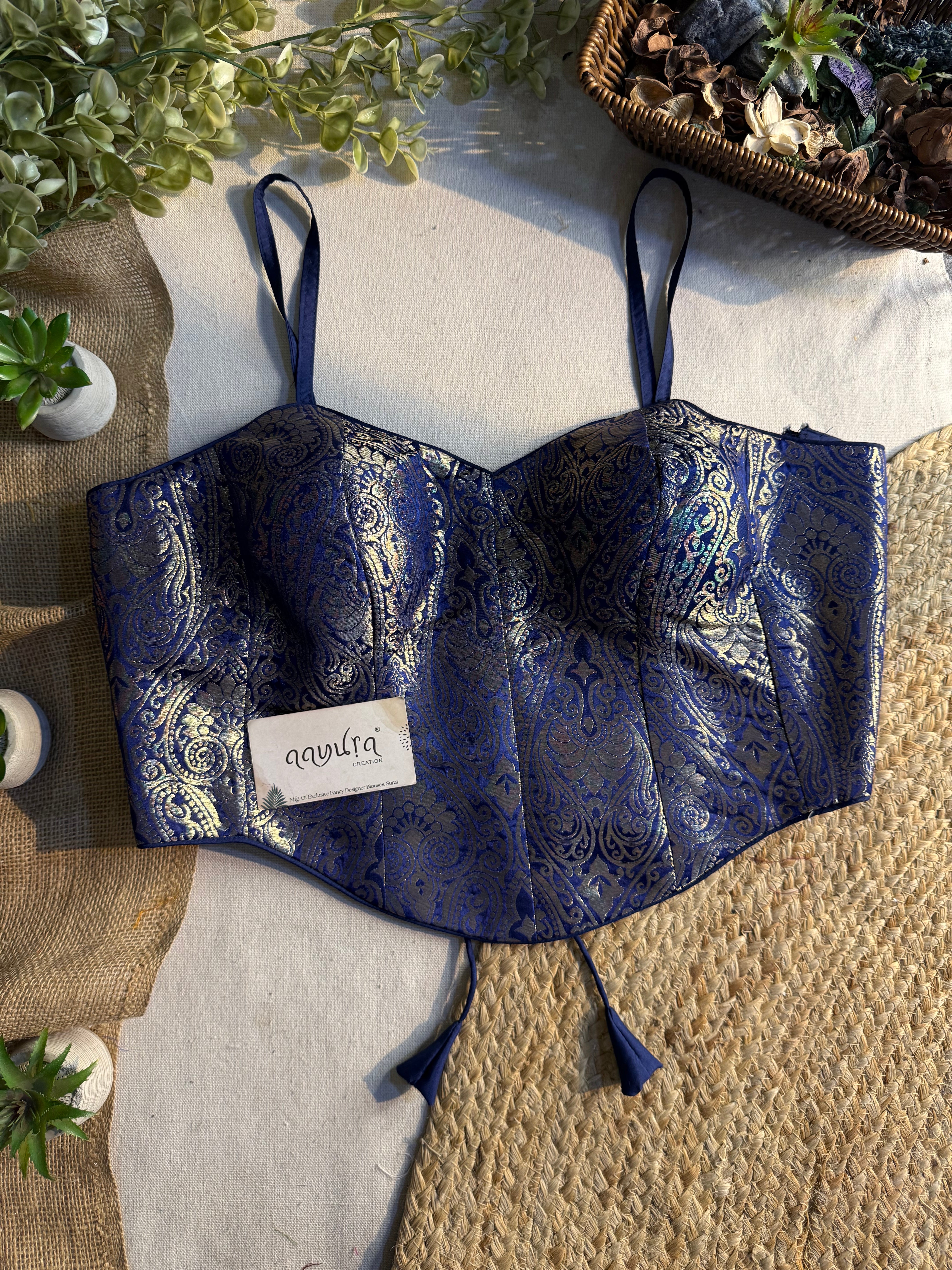 Banarasi Backless Blouse