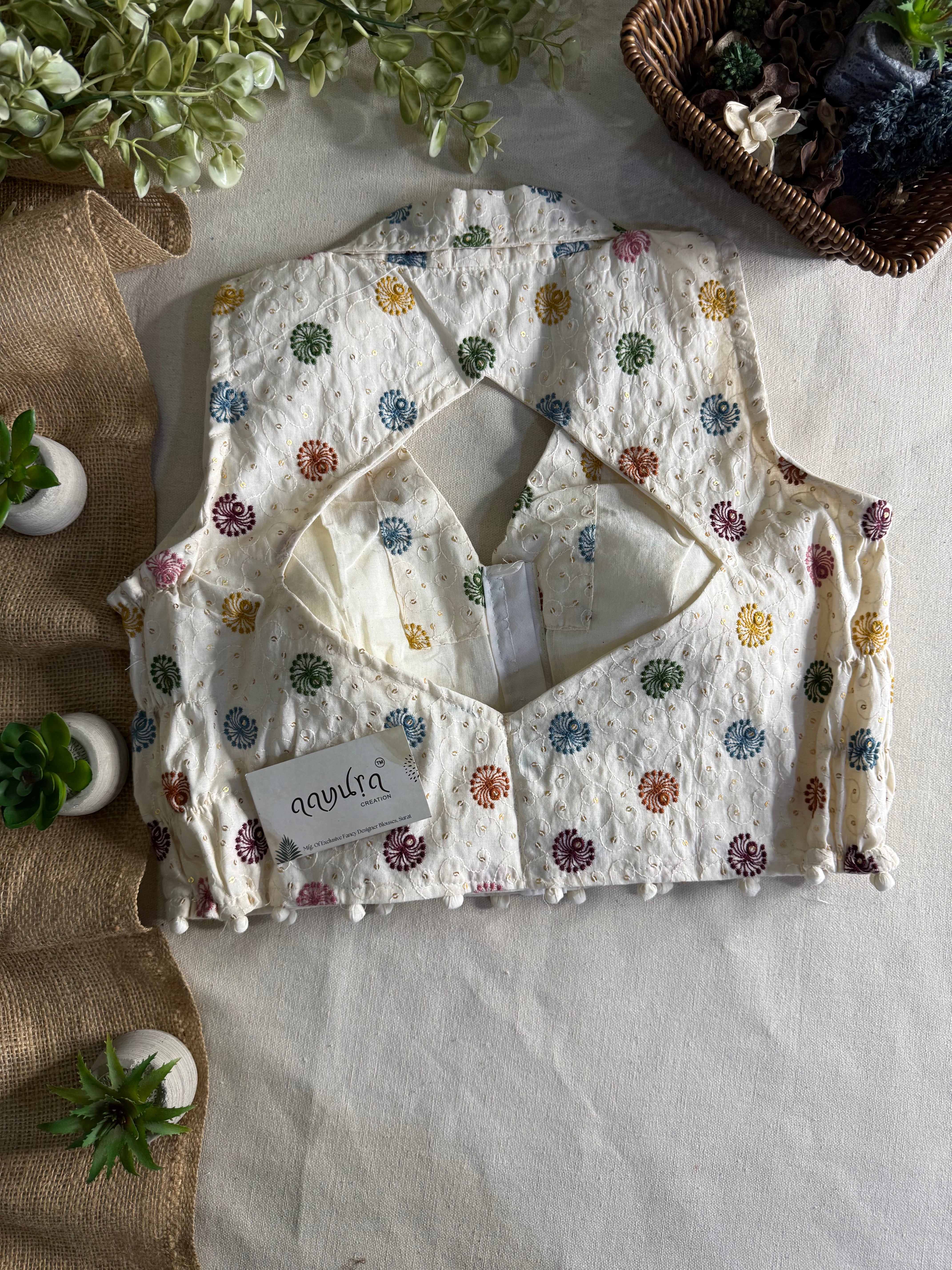 Khadi Stretchable Blouse