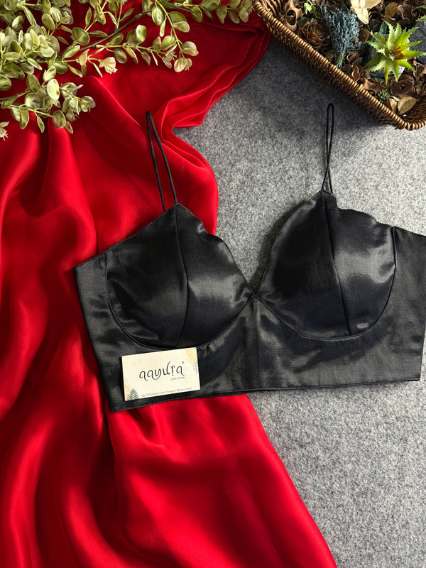 Midnight Bloom Satin