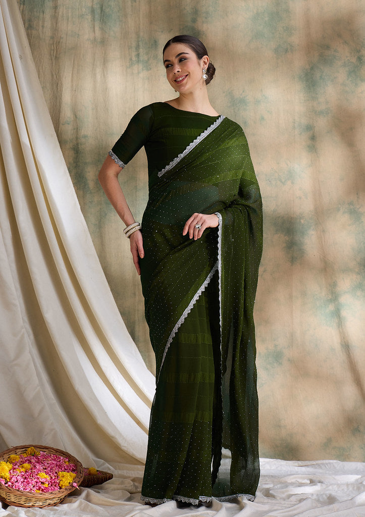 Diamond Drape – Classic Swarovski Saree