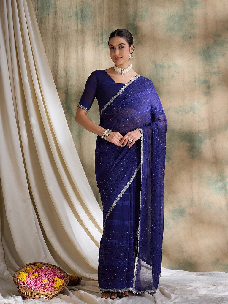 Diamond Drape – Classic Swarovski Saree