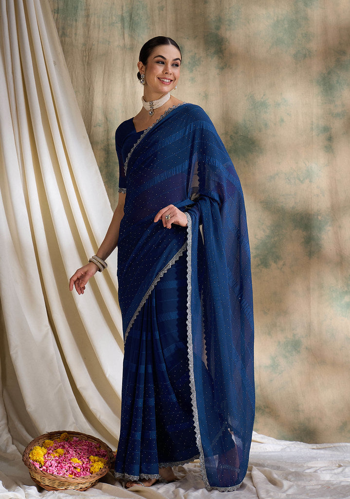Diamond Drape – Classic Swarovski Saree