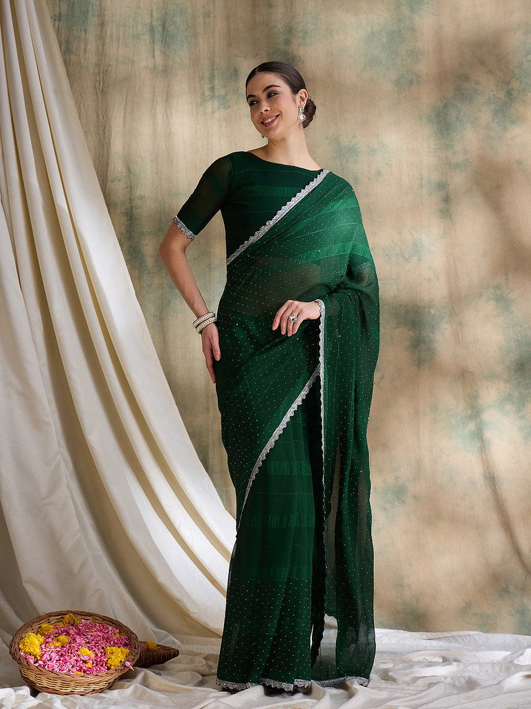 Diamond Drape – Classic Swarovski Saree
