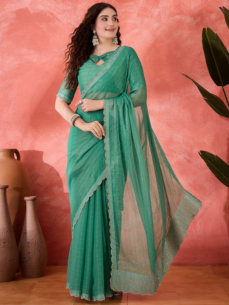 Zarika – Zari & Jarkan Glamour Saree