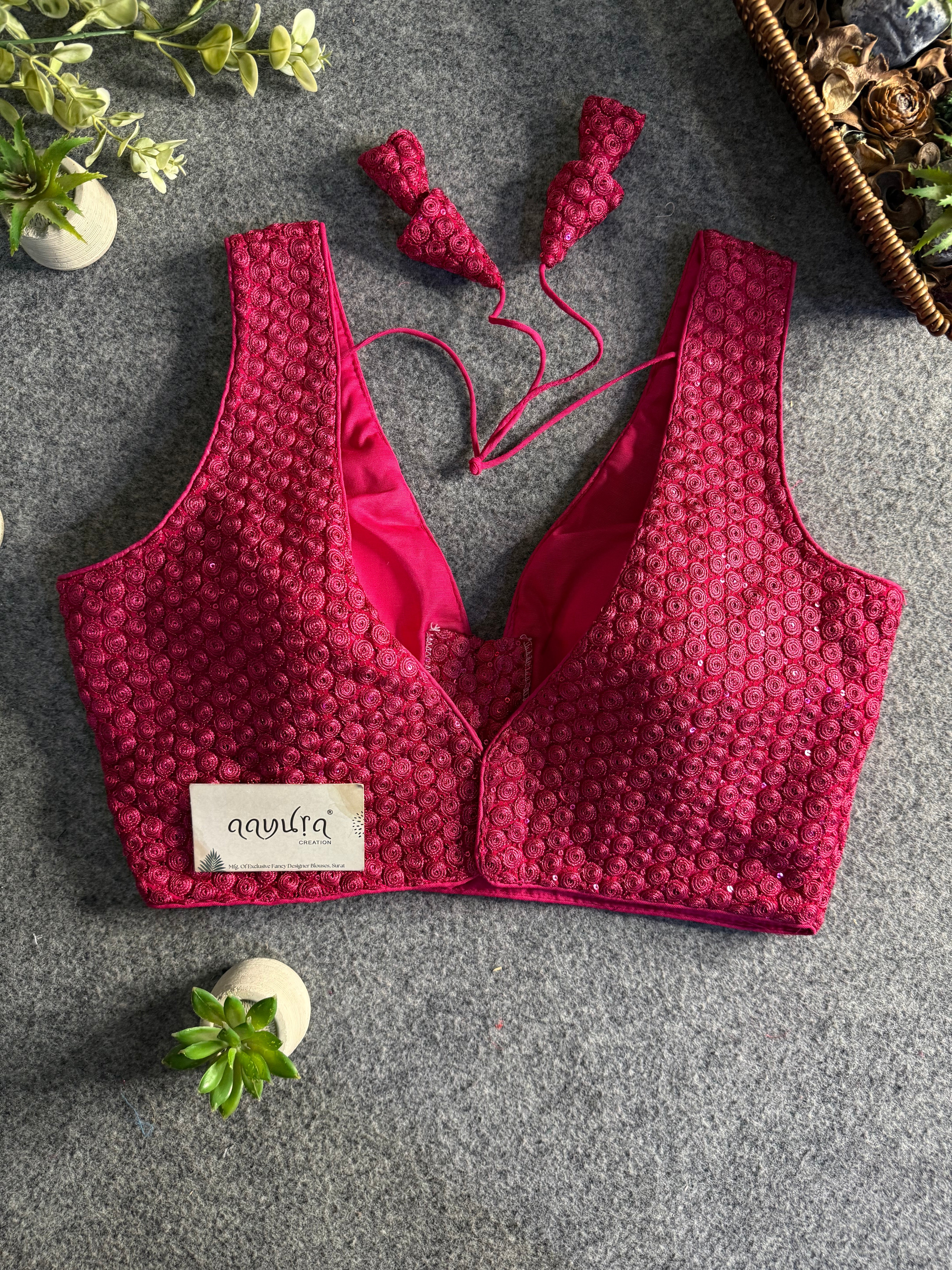 Divine Sequence Partywear Blouse