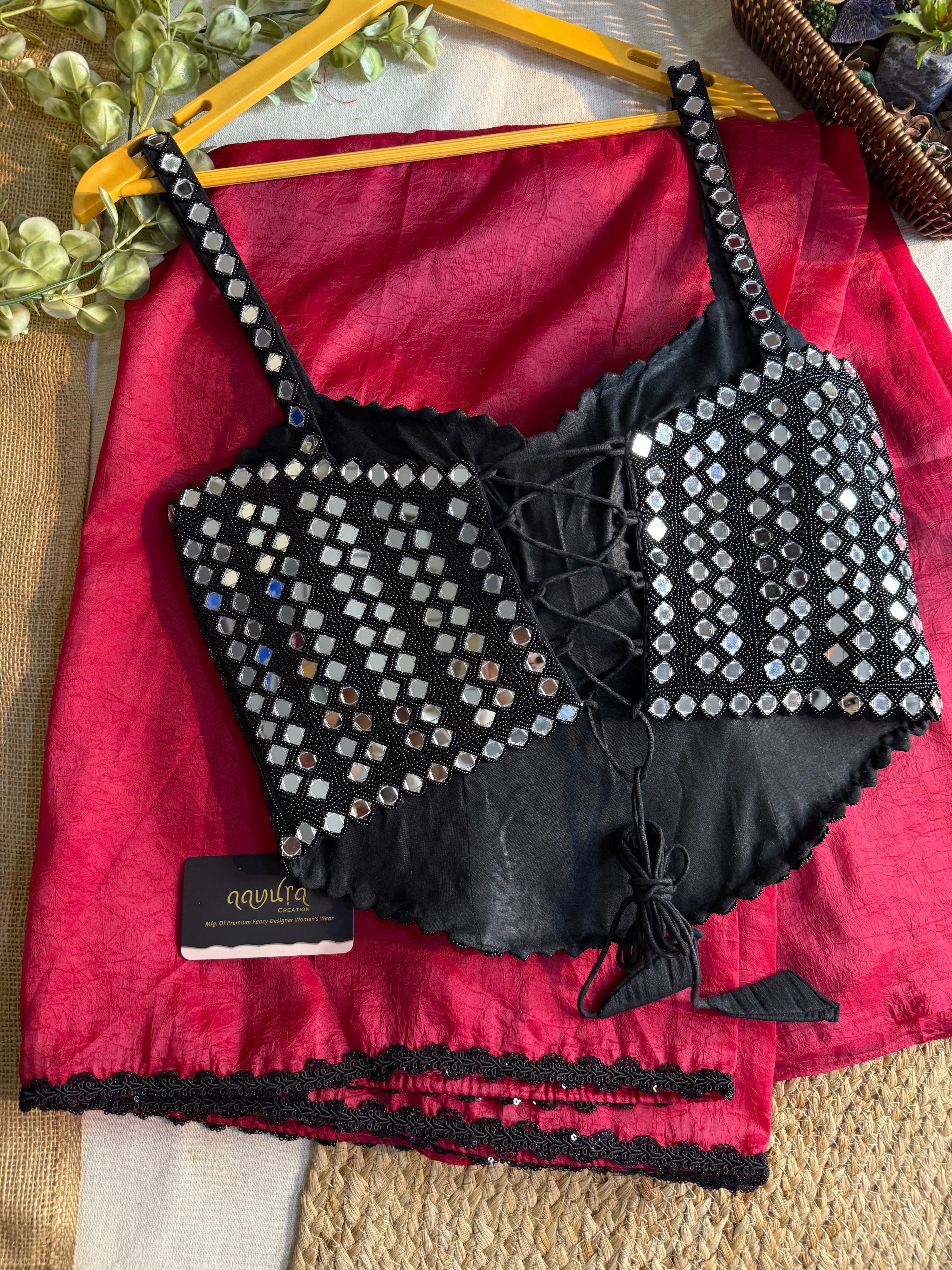 Aayna Handcrafted Saree Set