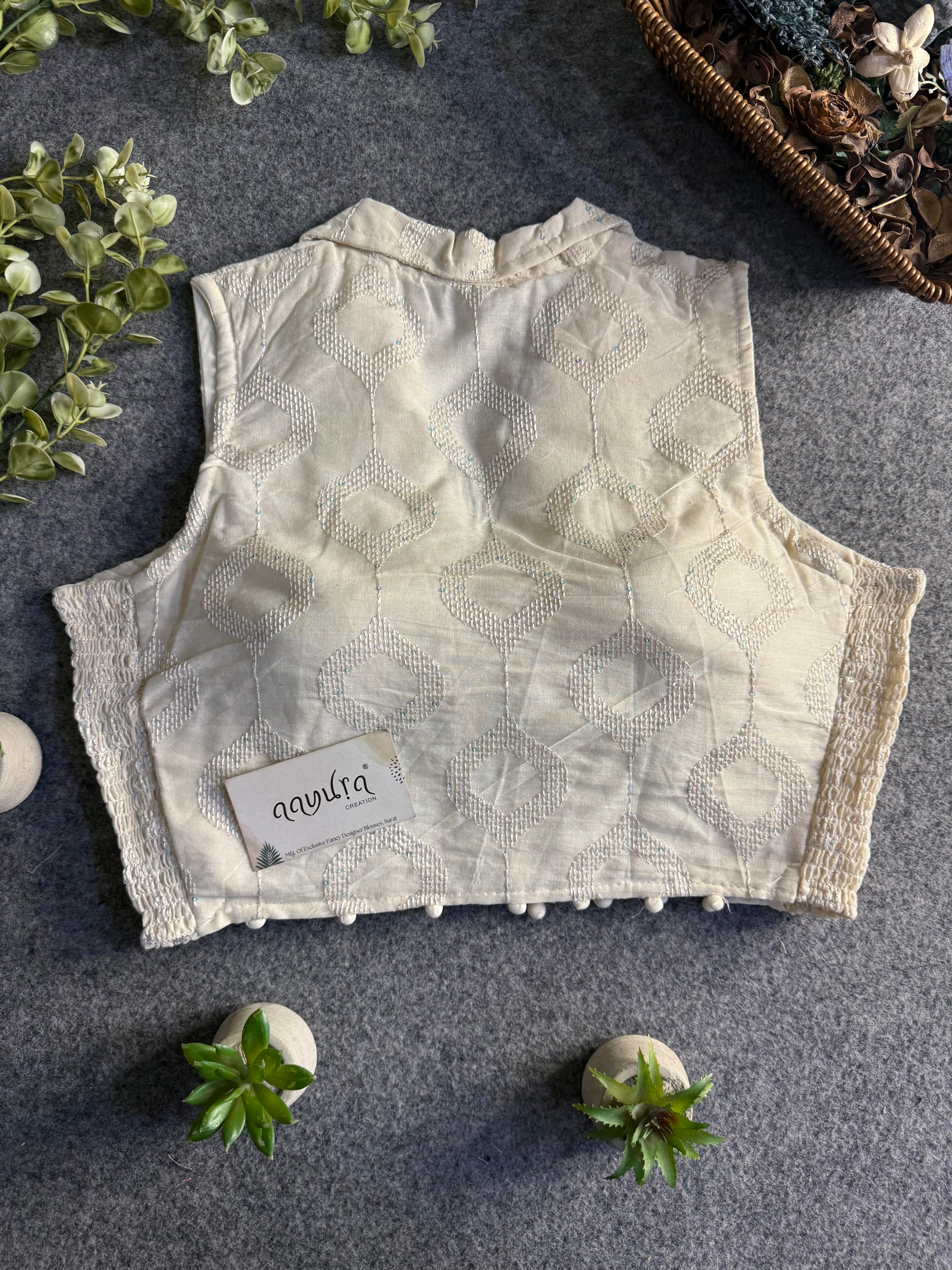 FlexiFit Cotton Designer Blouse