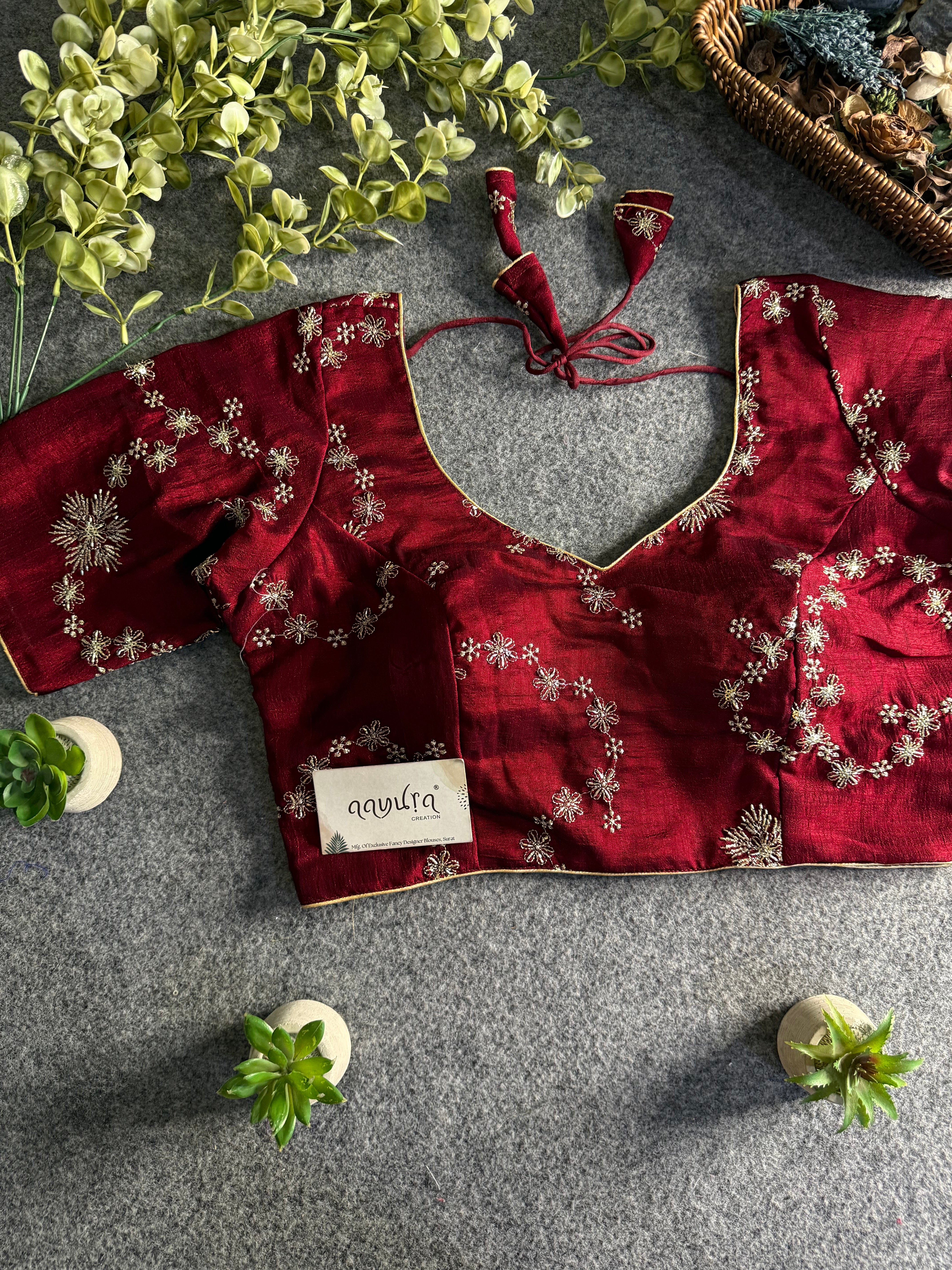 Sadvika-2 Vichitra Silk Blouse