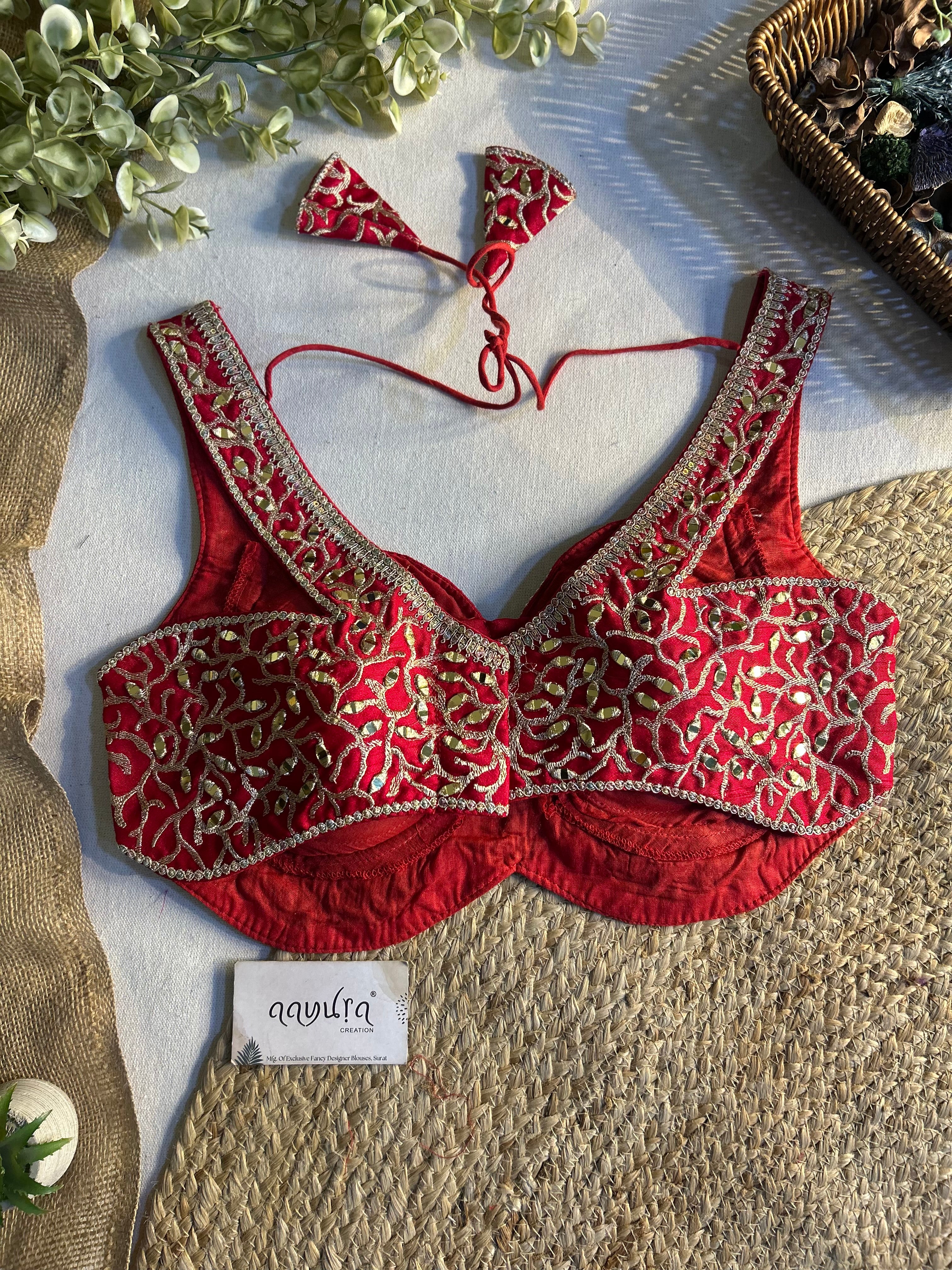 Gulnaar Mirror Designer Blouse