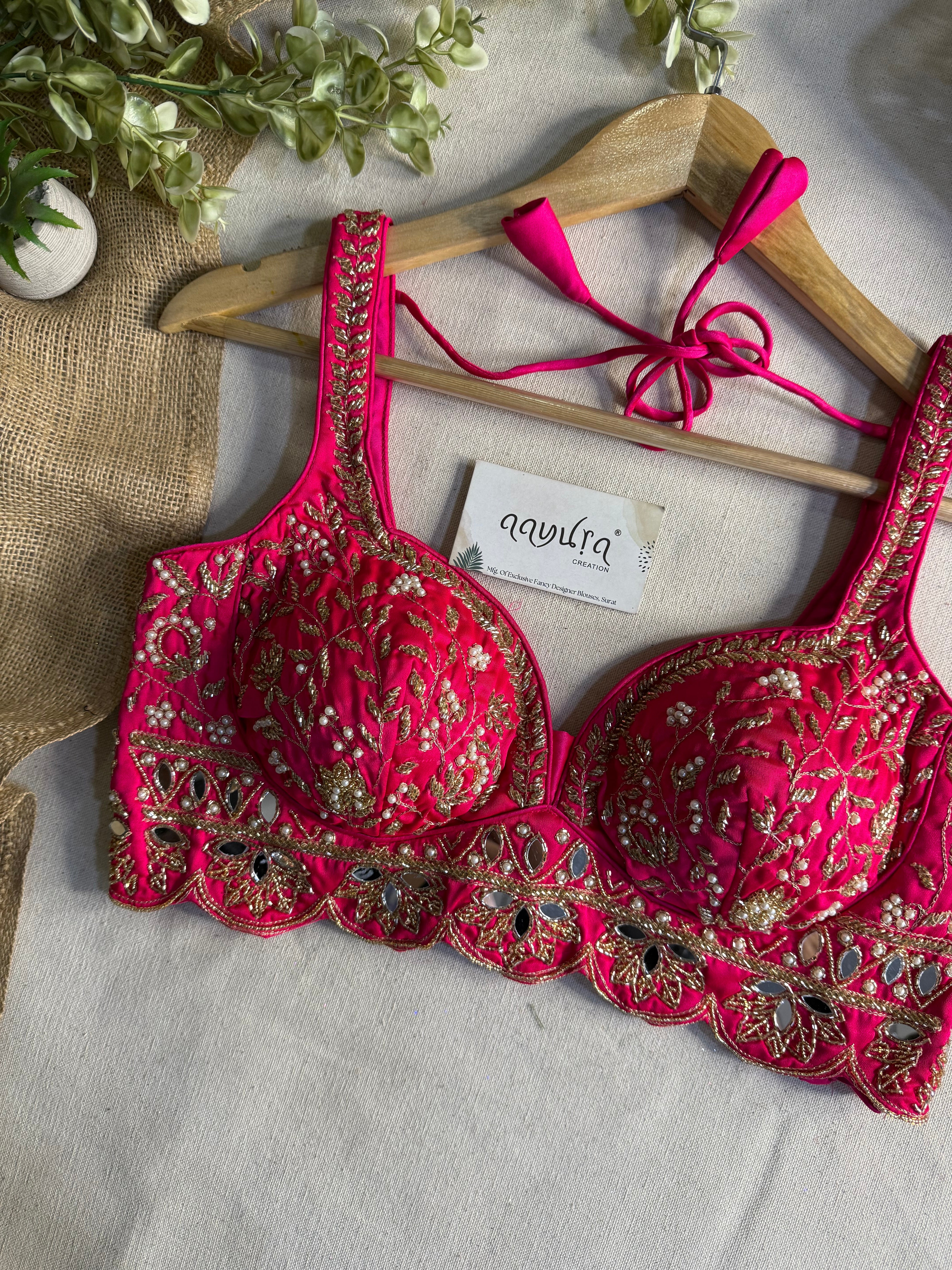 Roohi Handcrafted Silk Blouse