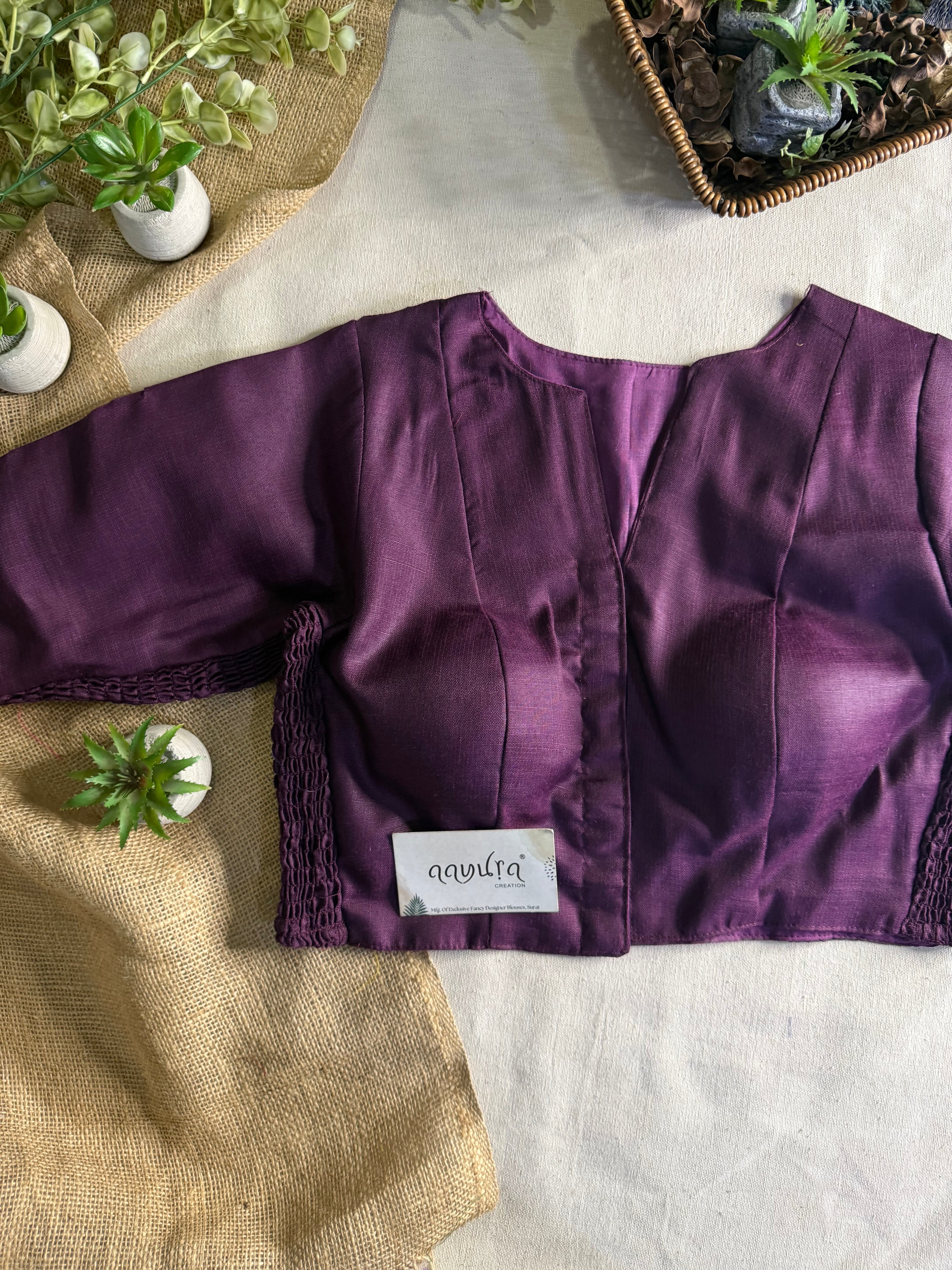 Comfort Fit Cotton Blouse